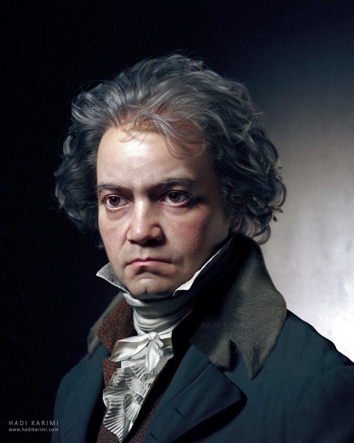 ArtStation - Ludwig van Beethoven (1815) Ludwig van Beethoven (1815), Hadi Karimi