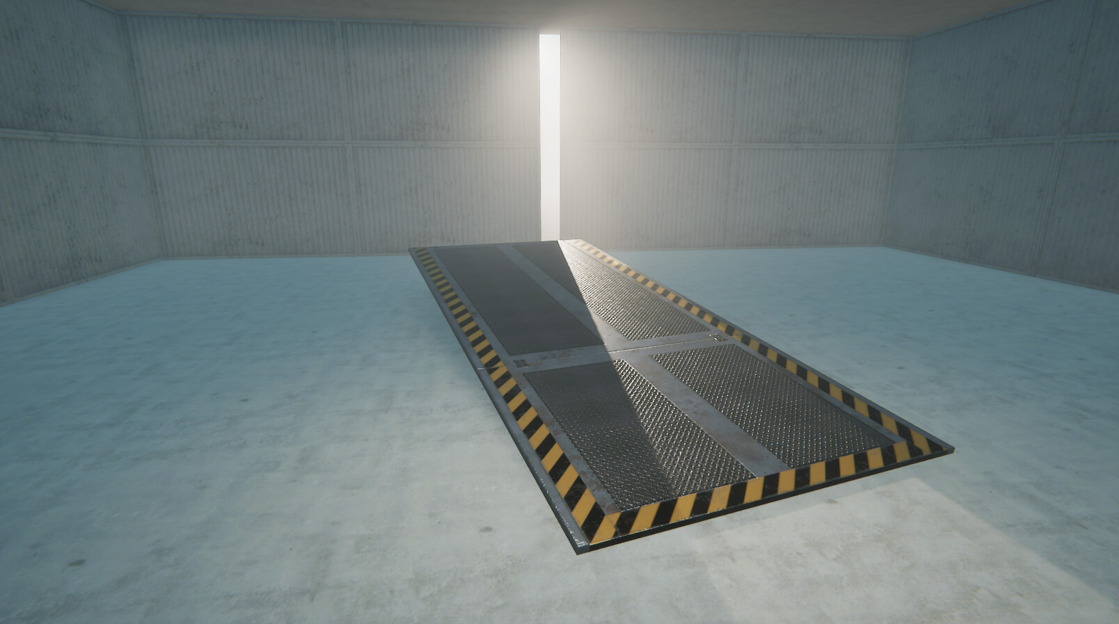 Dmytro Shcherbak A metal ramp, mobileready game asset, Unity HDRP