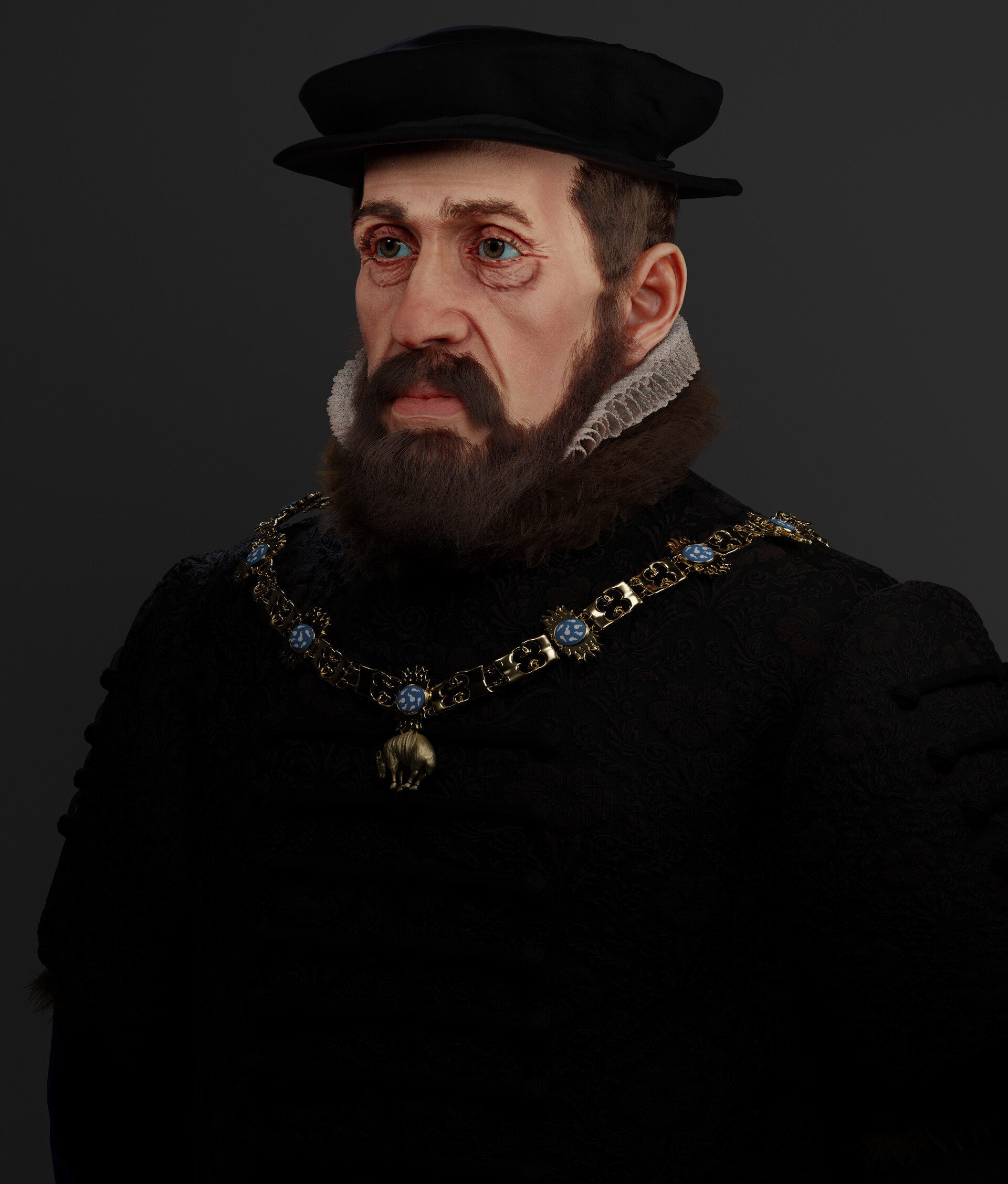 ArtStation - Maximilian II, Holy Roman Emperor Facial Reconstruction ...