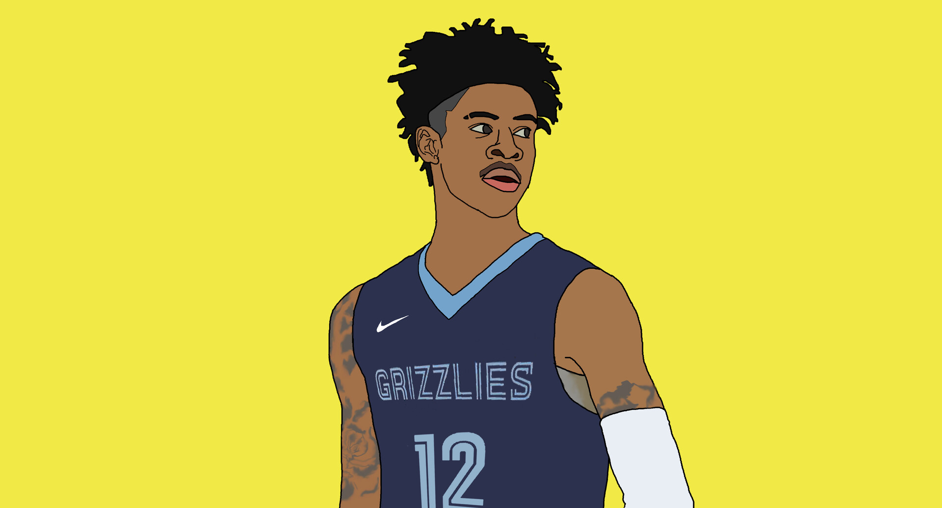 Ja Morant Cartoon 