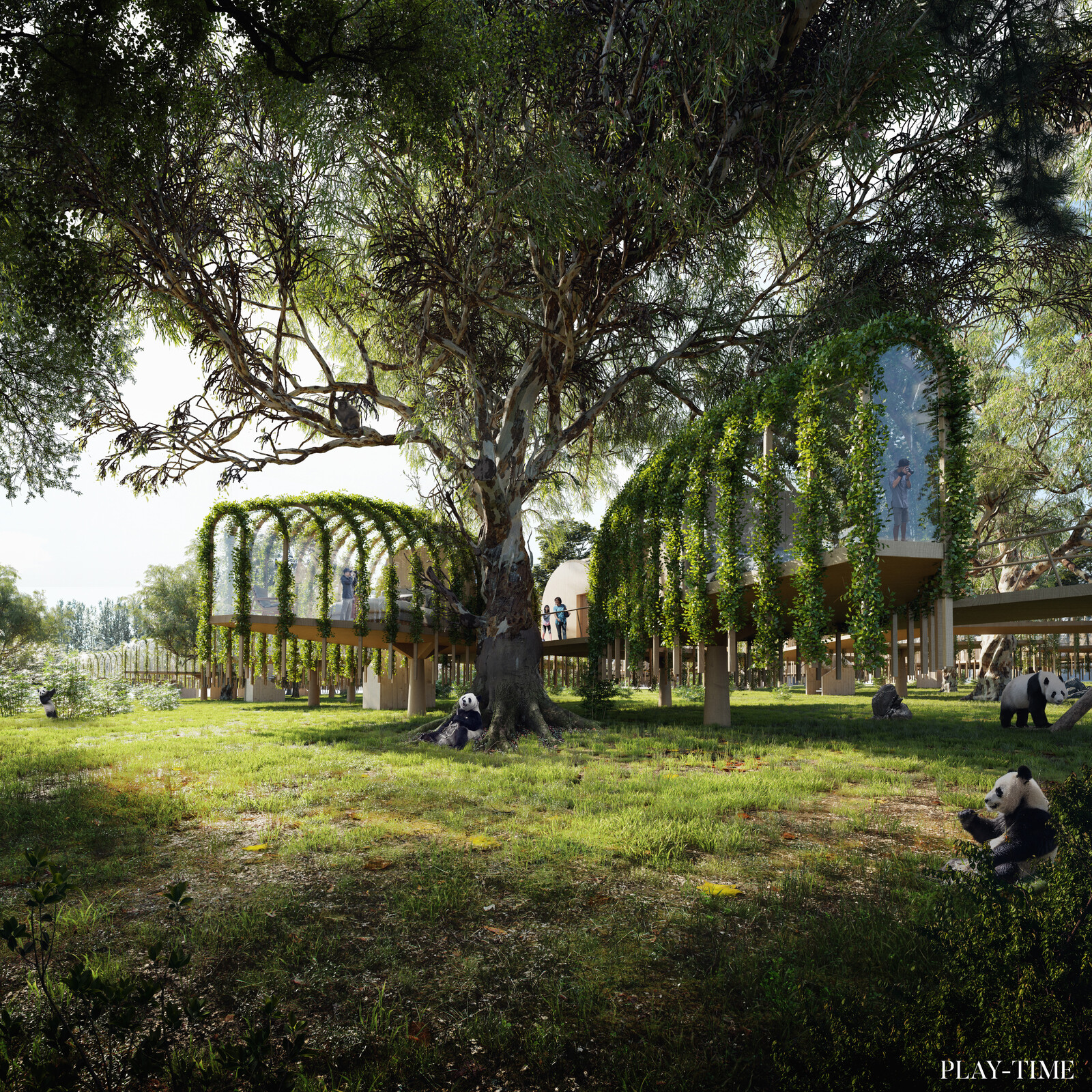 Masterplan in Yuewan Linpan, China by EMBT Architects. Image by Play-time