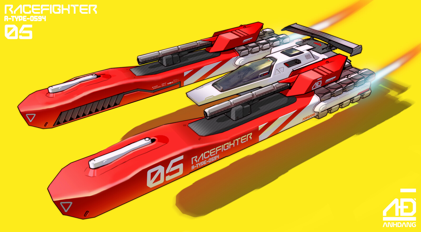 It has canons on top because hundreds of years into the future racing has evolved to be like Mario Kart where you launch stuff at each other (probably)