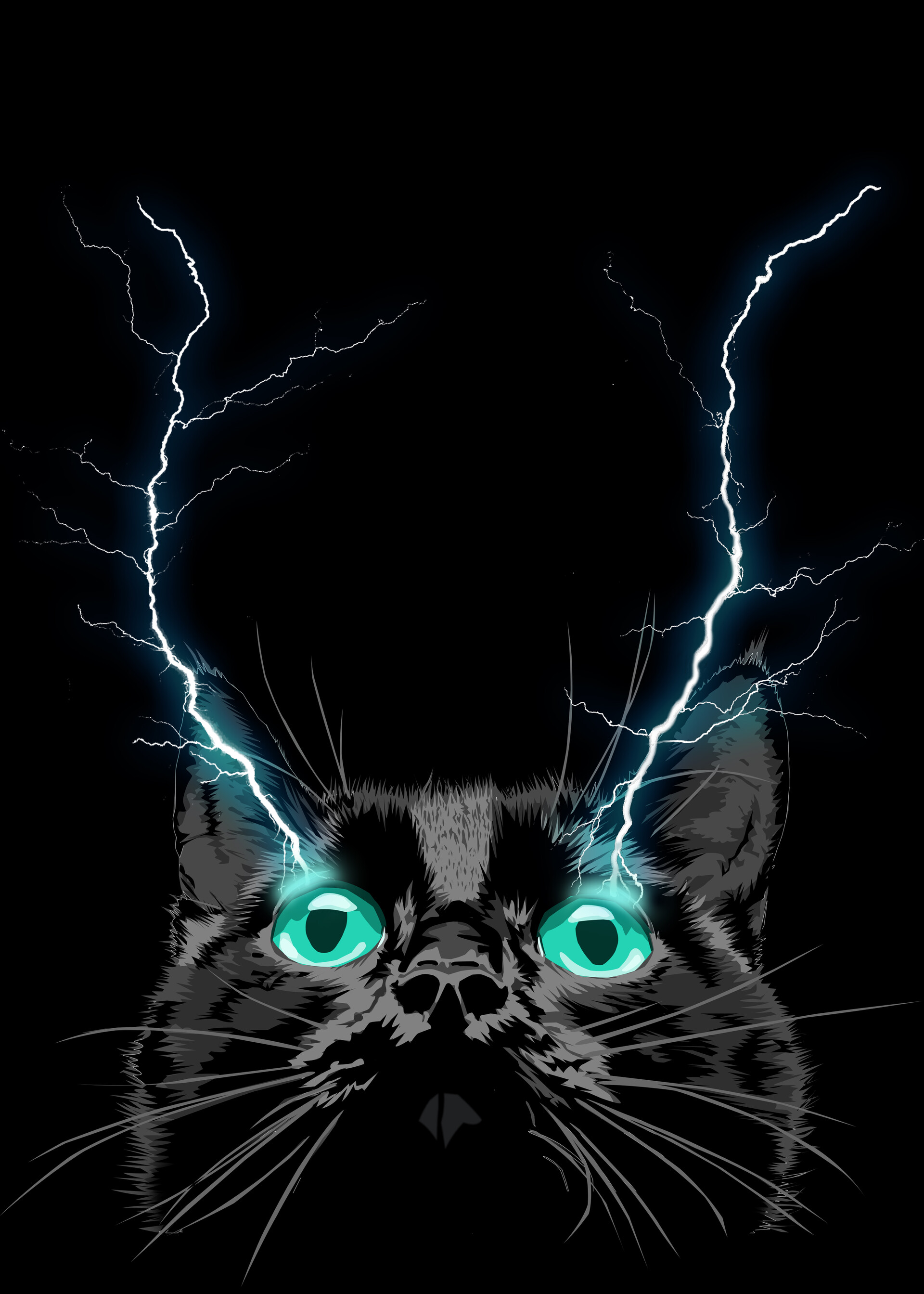 ArtStation Electric cat