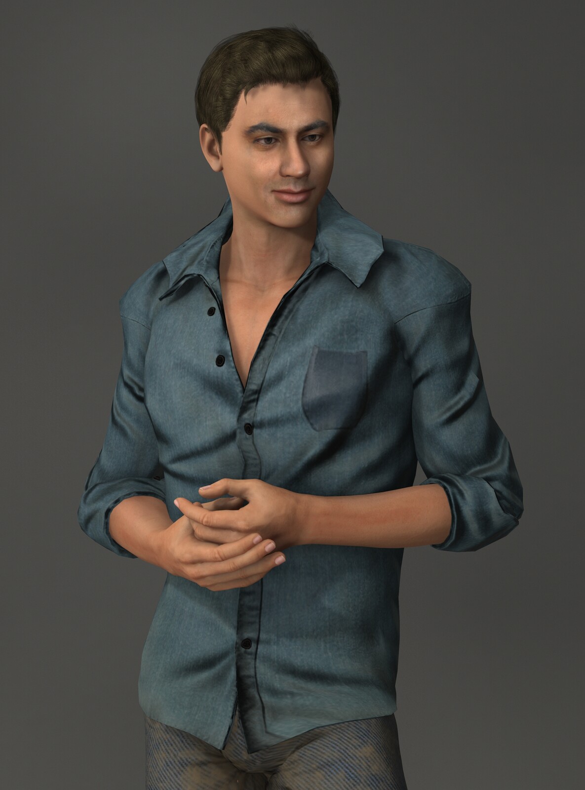 Kal Penn 3D Render 2