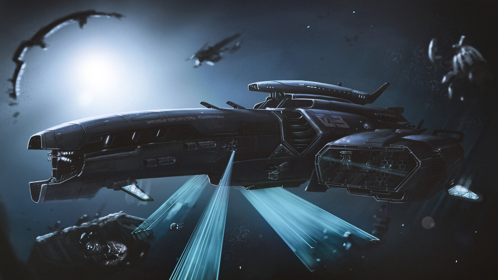 "Coraggioso" spaceship