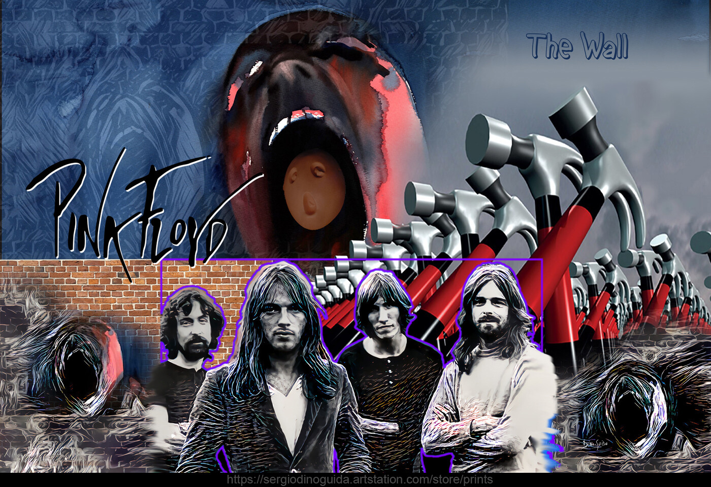 Pink floyd стена картинки