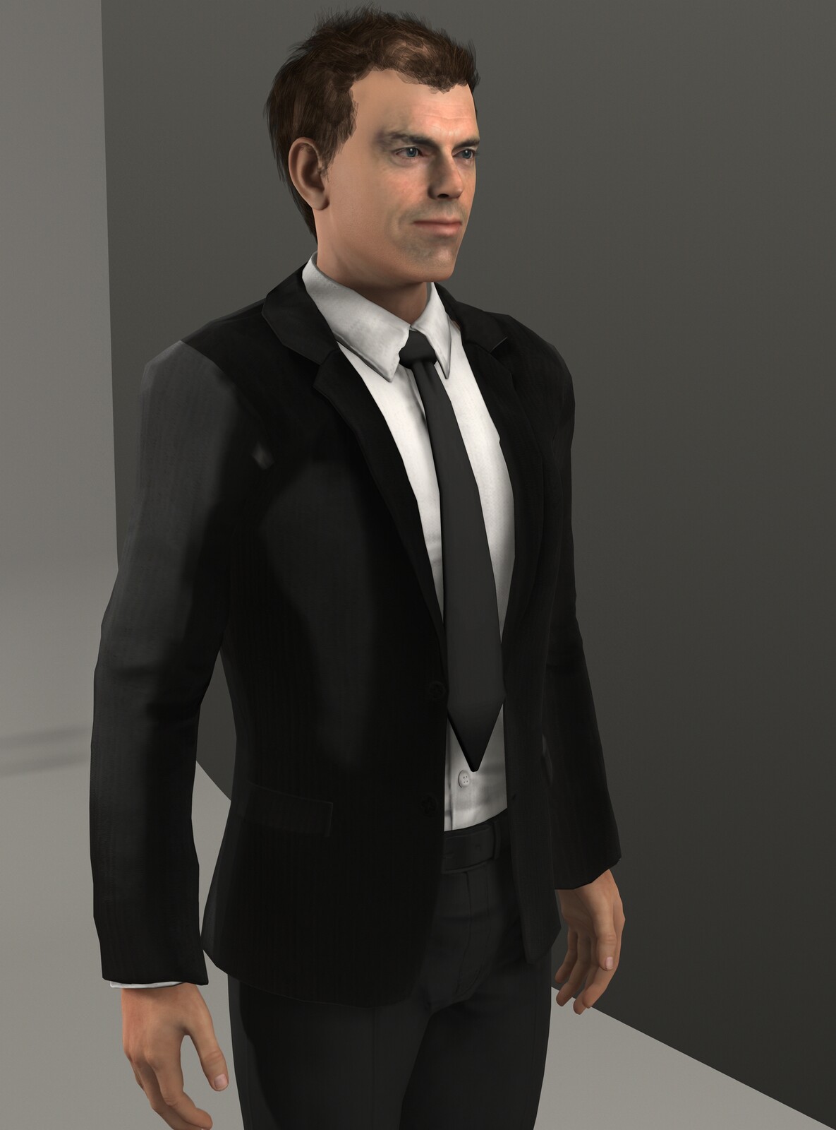 Agent Smith (Hugo Weaving) 3D Render 8