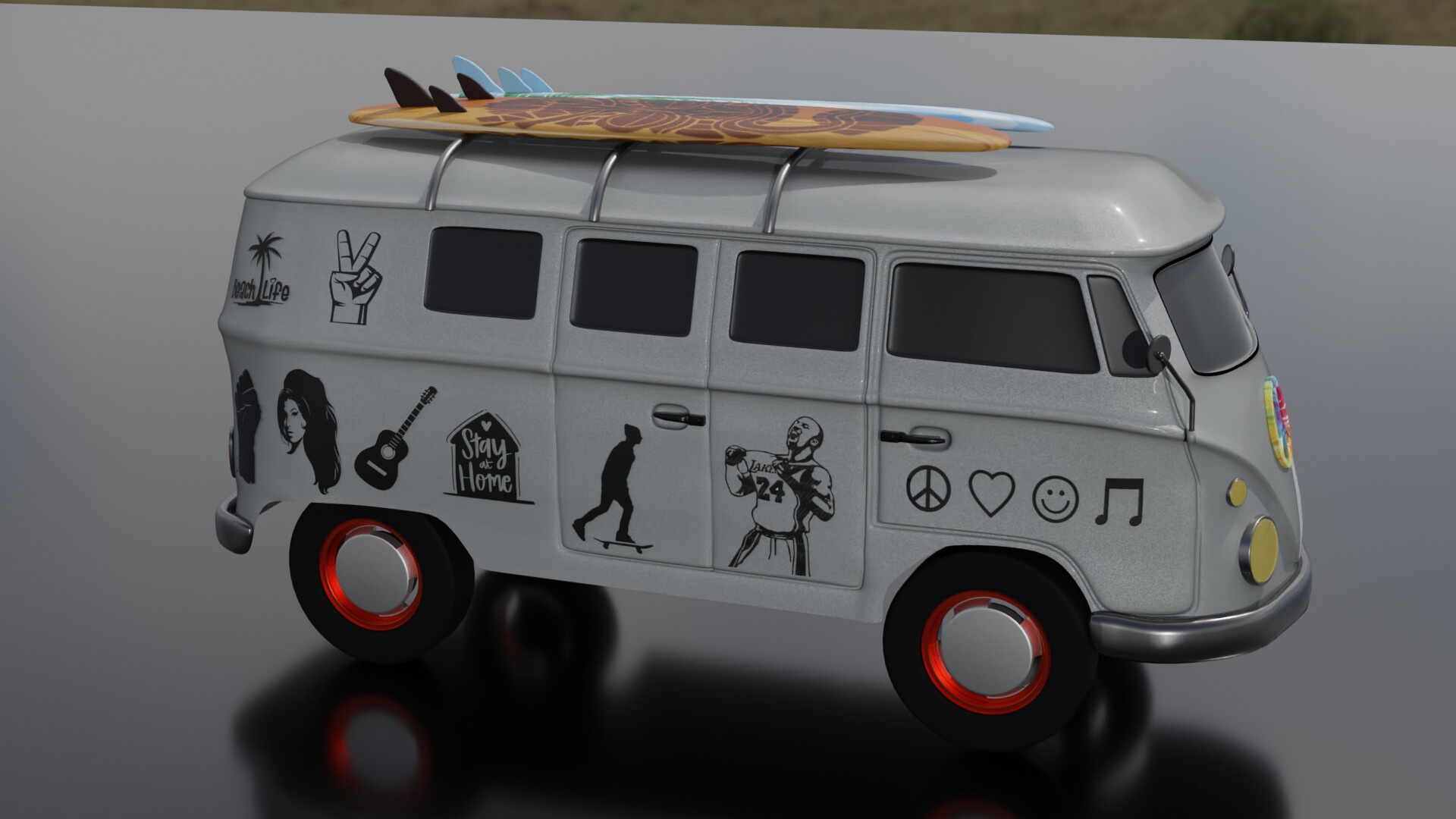 ArtStation - Beach Kombi