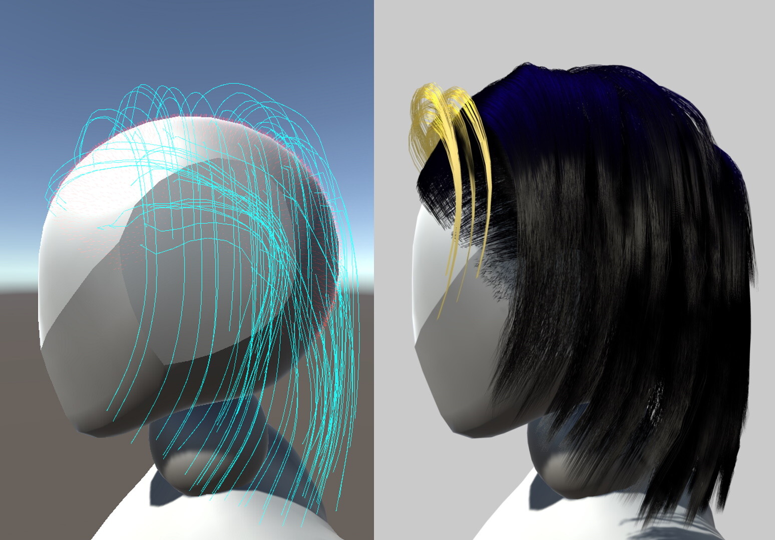 Meth - HairStudio, beautiful hair now in Unity