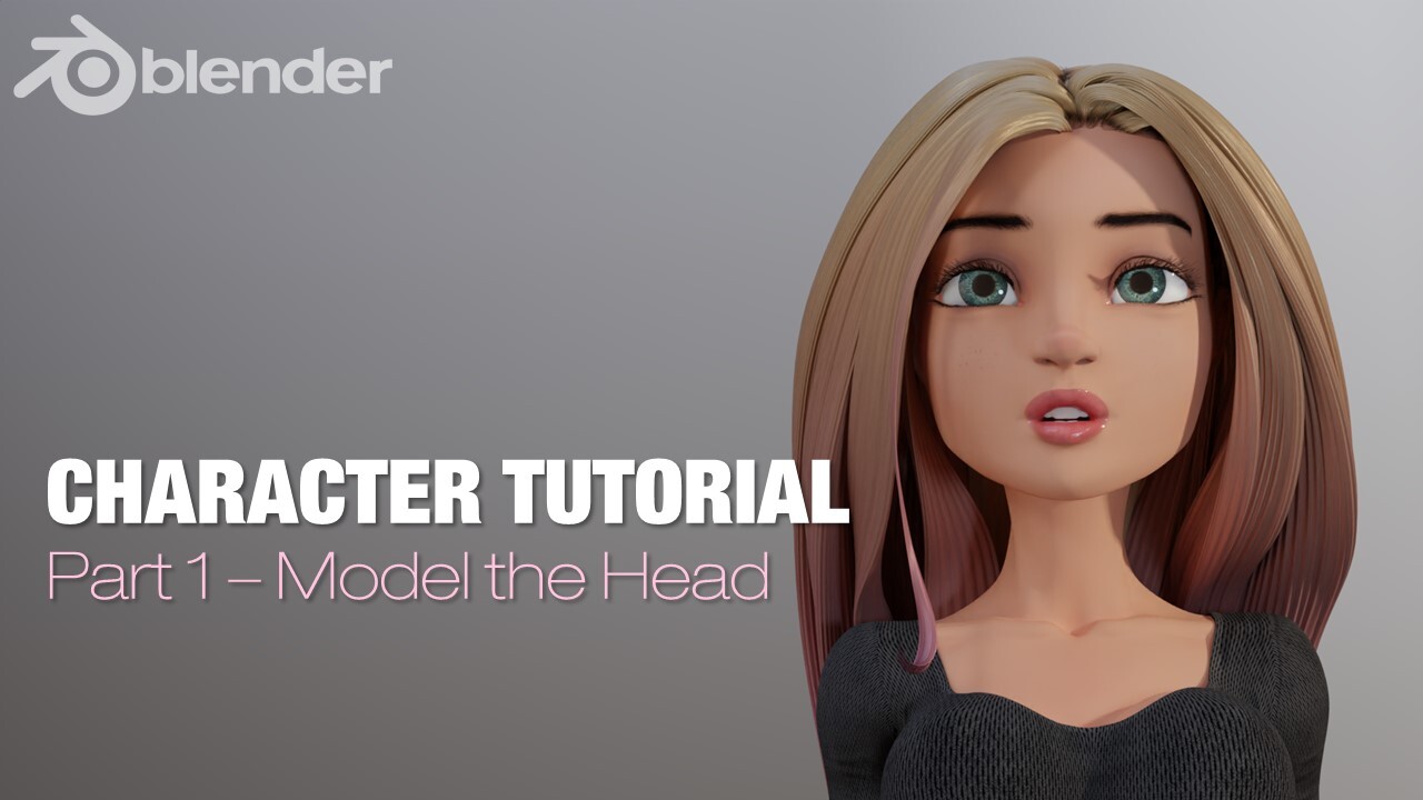 free character model blender