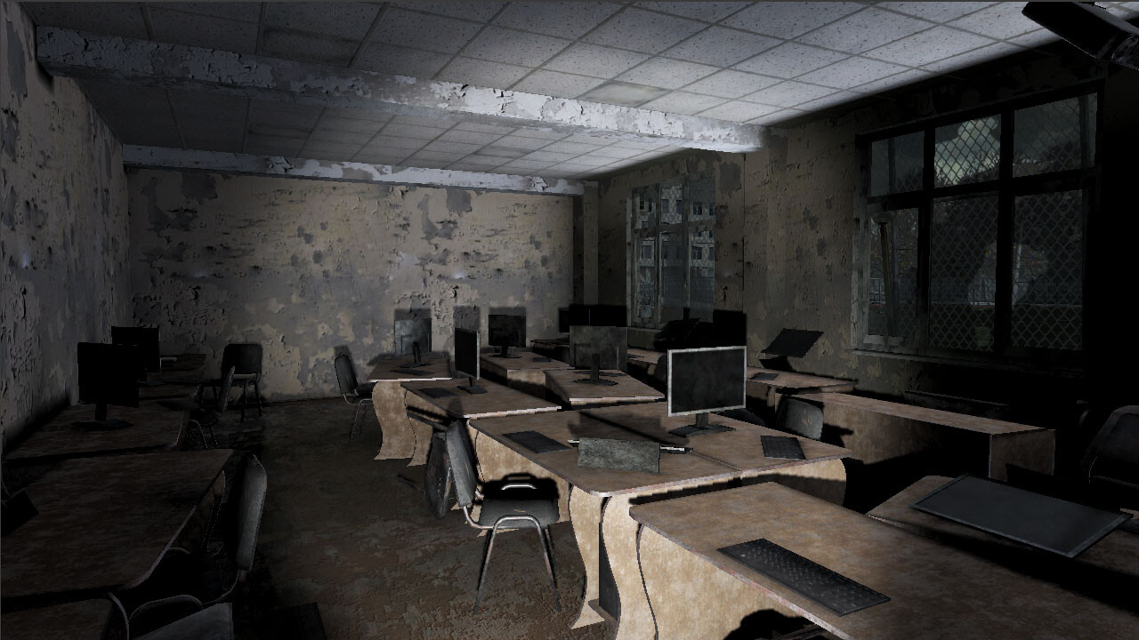 ArtStation - Abandoned School (for horror game)