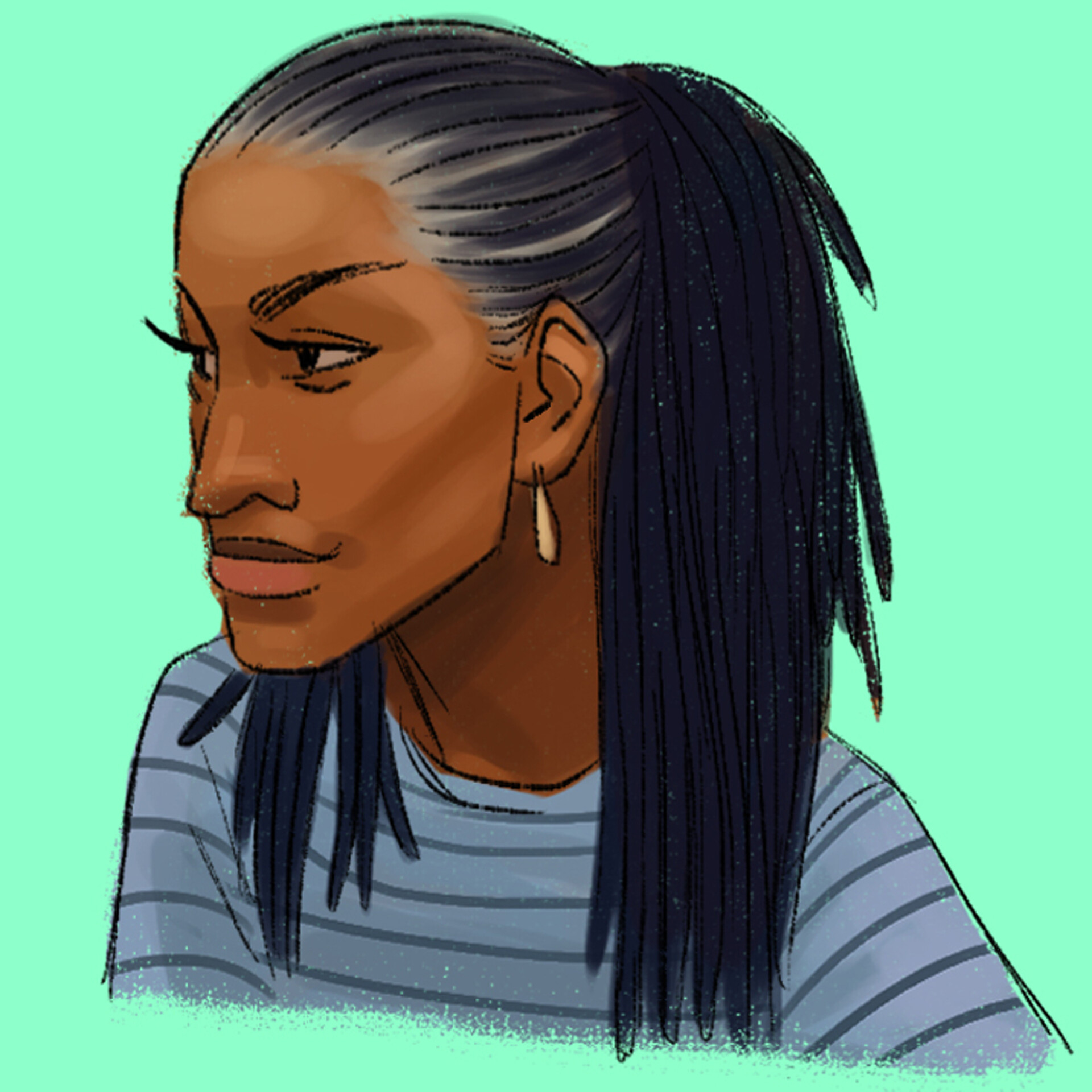 ArtStation - Sketch Collection of Black Hairstyles