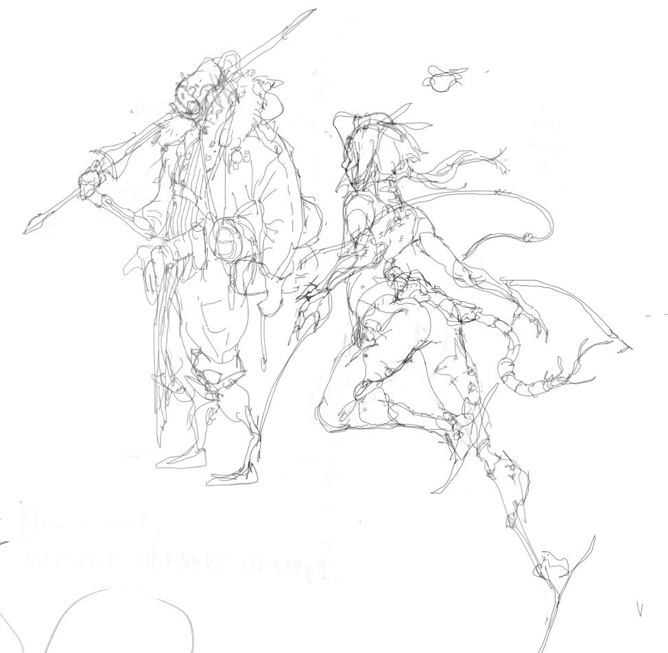 Entei Ryu - sketches