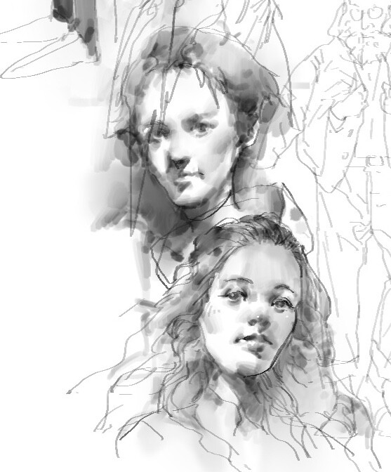 Entei Ryu - sketches