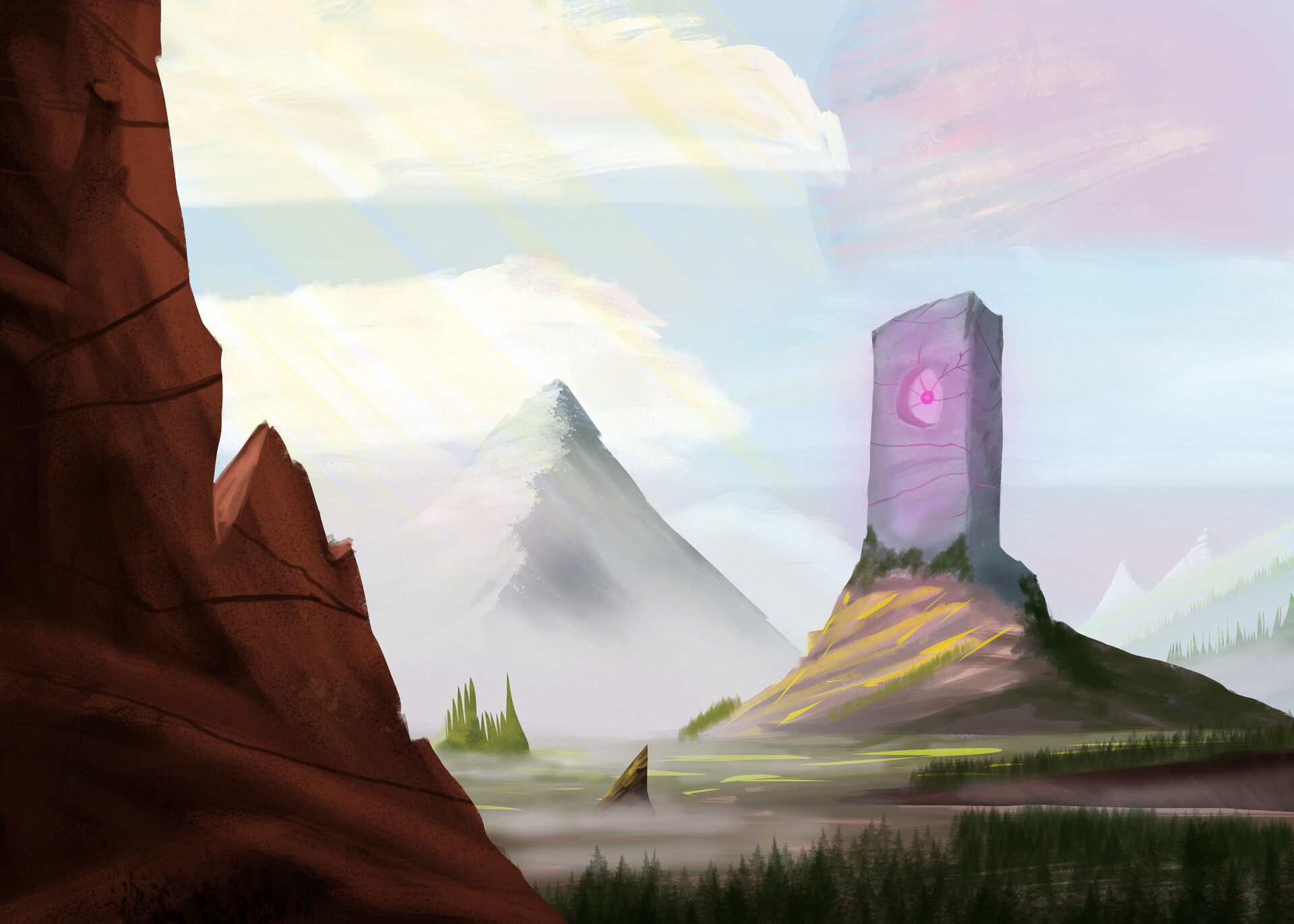 ArtStation - Mystical Mountains