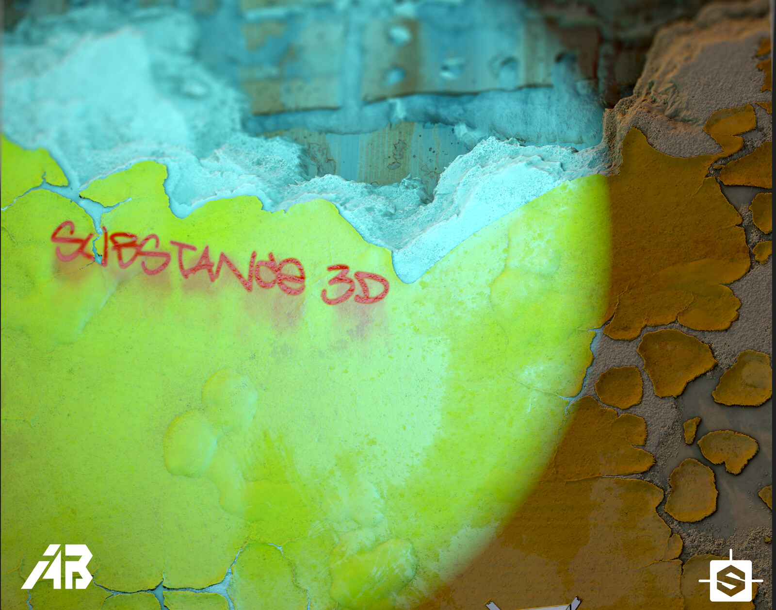 Substance 3D graffiti 