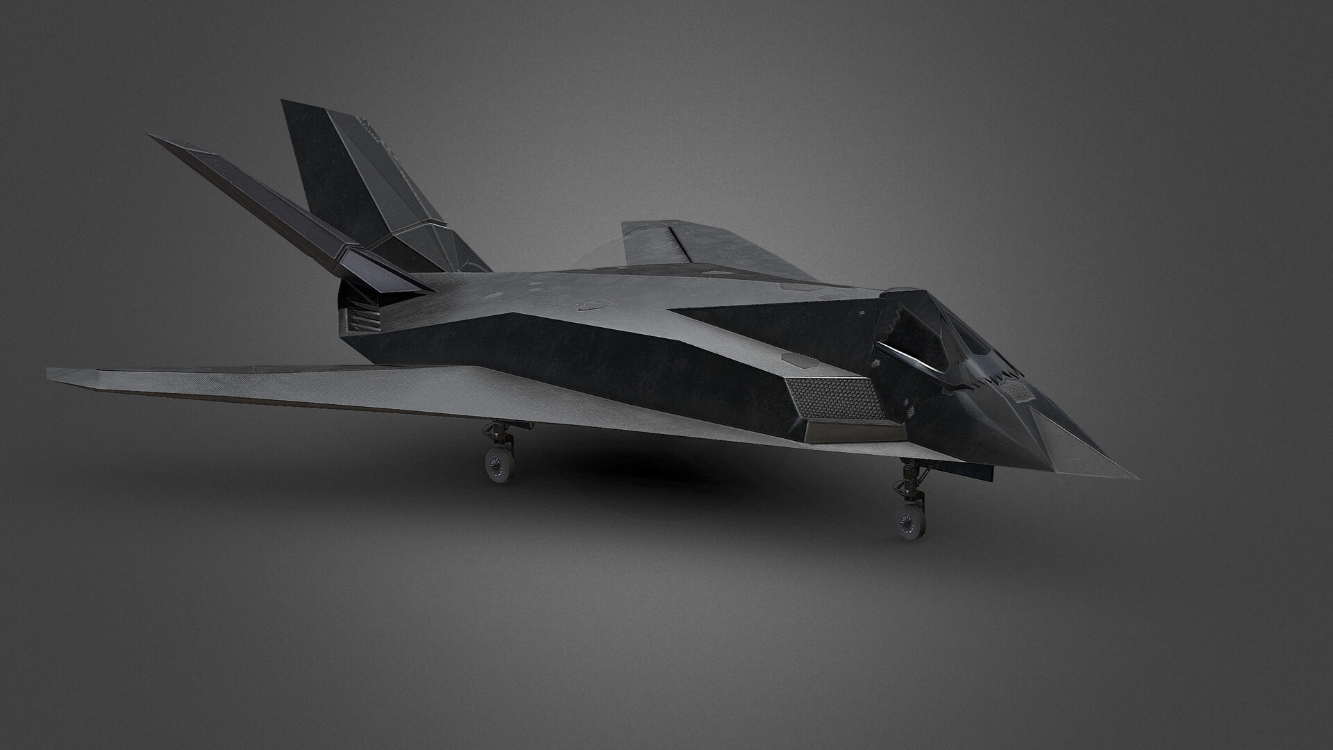 Artstation F117 Aircraft 1x1 Masood Safdarian