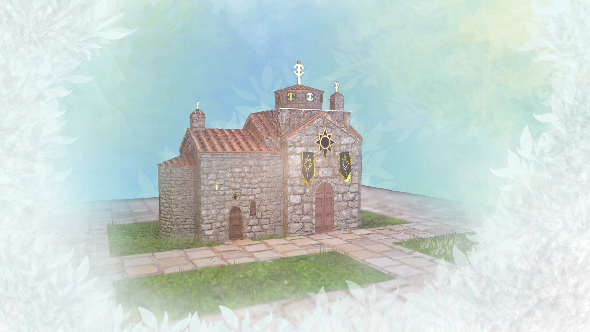 artstation church 3d 2d arda karakurt