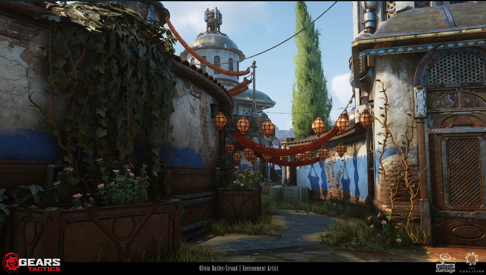 The Well was one of the largest tiles in the biome. I worked closely with Joakim Englander to get this tile looking as close to his concept as possible. 
