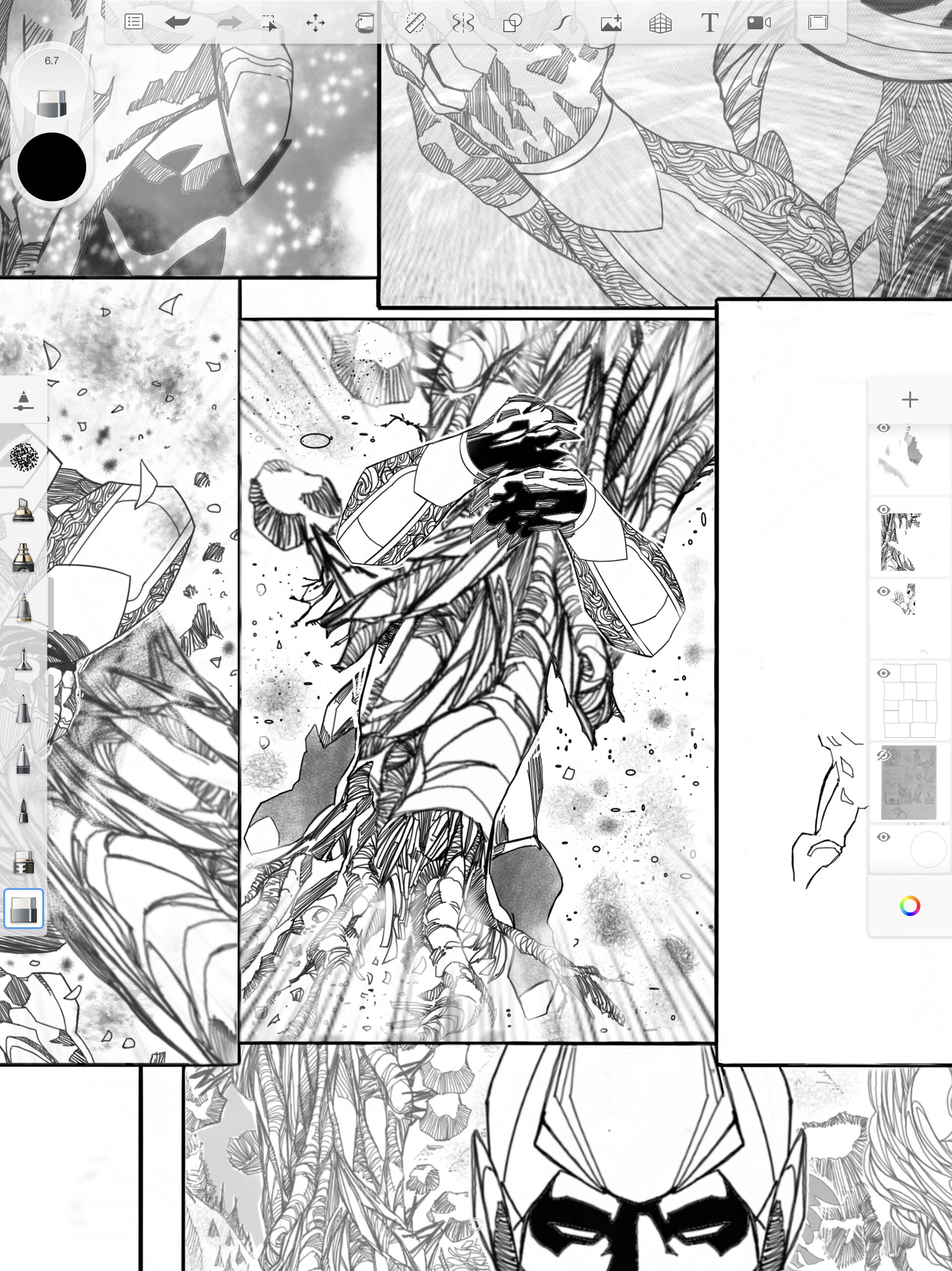 ArtStation - Comic book panel