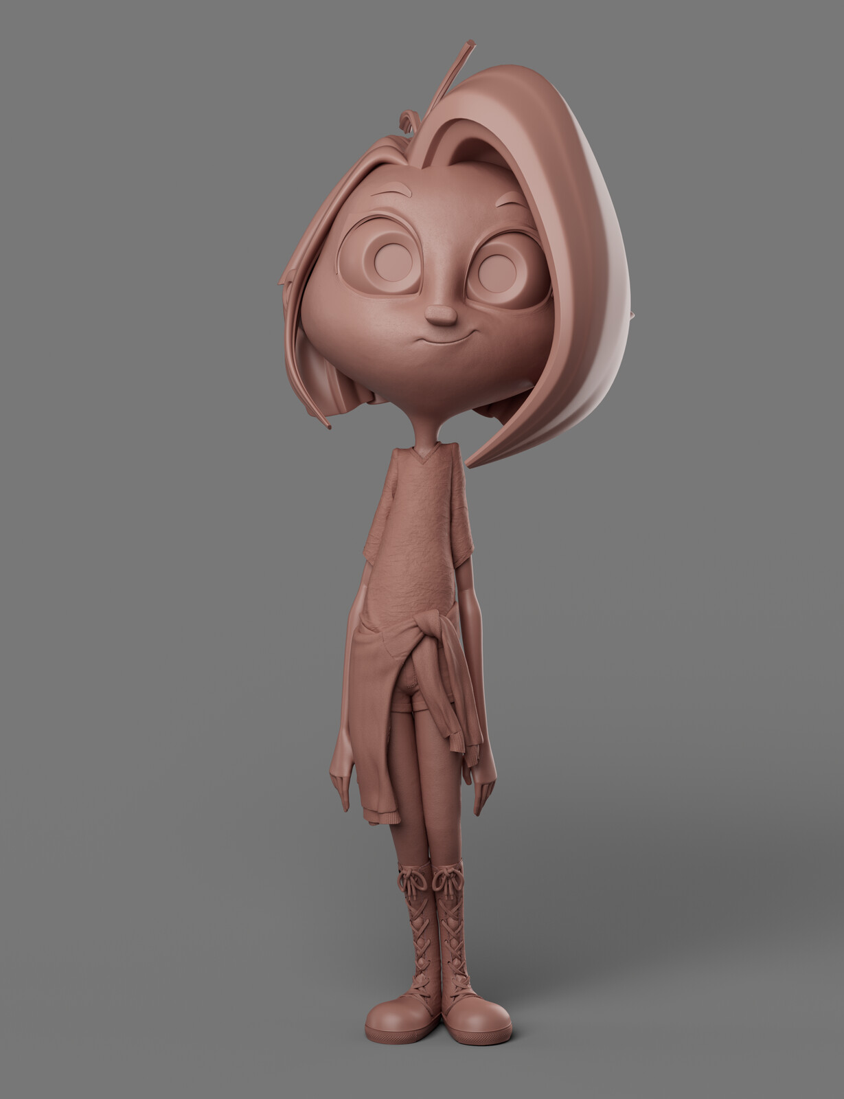 Tahine Clay Render