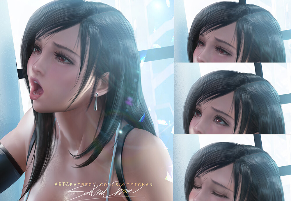 Artstation Tifa X Cloud Panel 2 4 Sakimi Chan