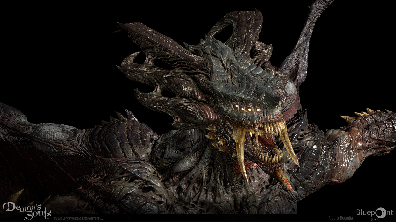 dragon god close up 3/4
