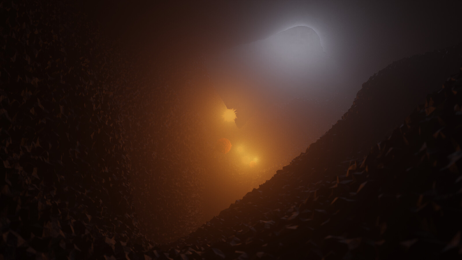 Full Shot (yes, it's a different angle) - used denoise so some weird lines, like cave entrance.