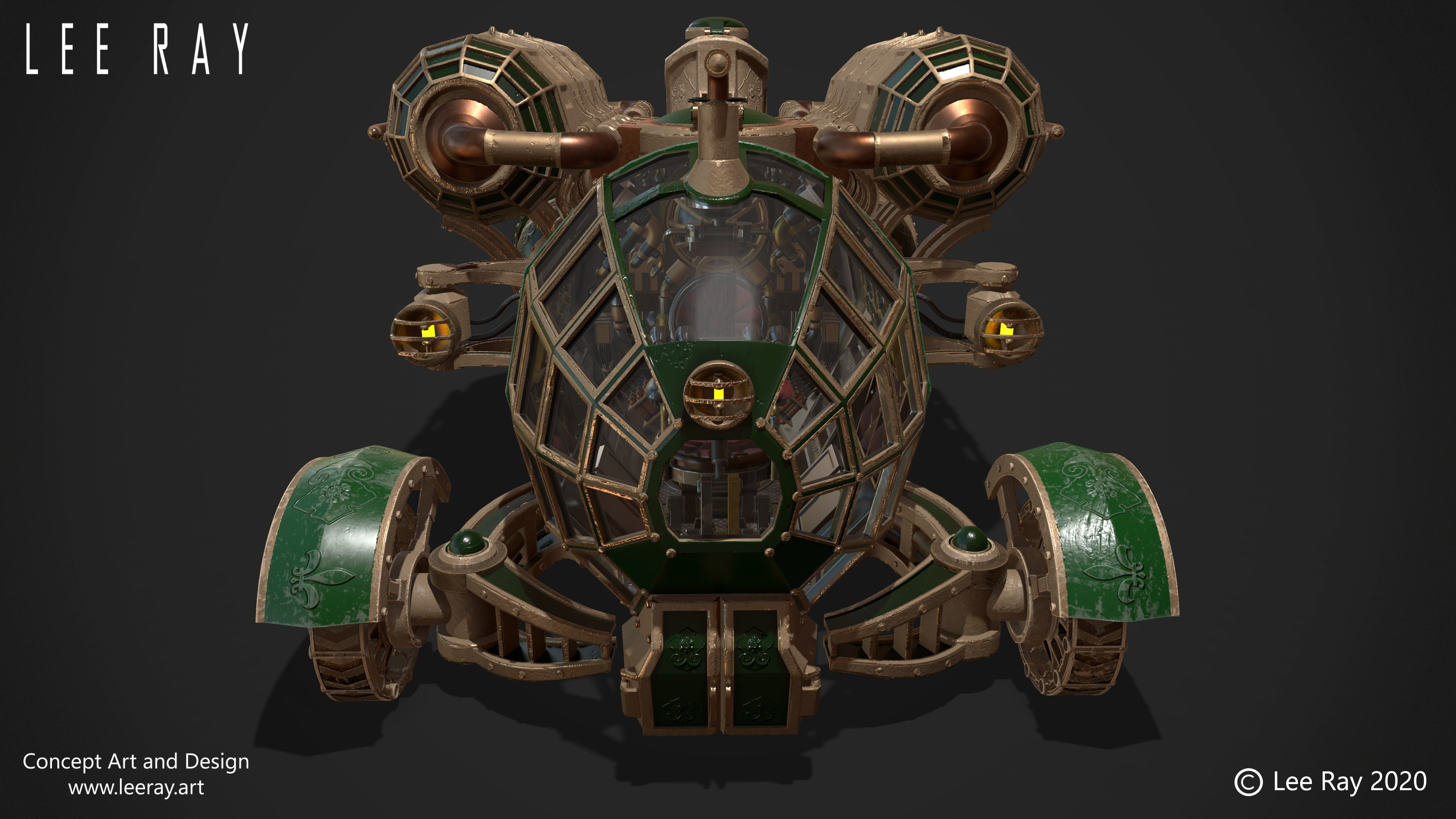 Steampunk Transport - M.L.C.
Finalised Design.