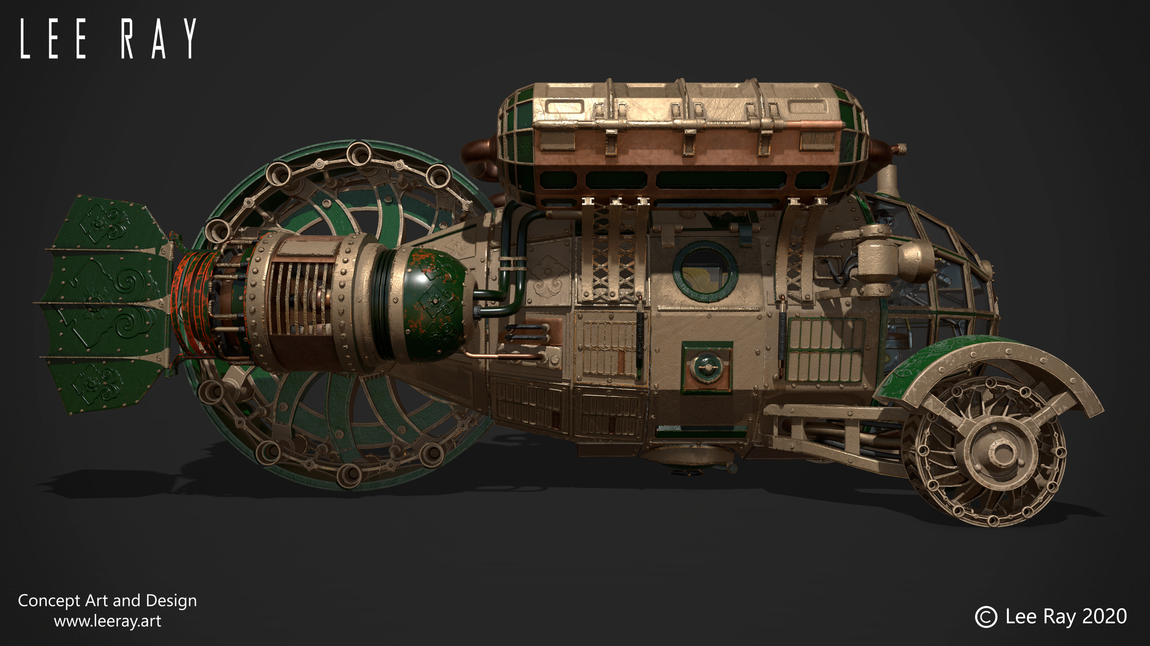 Steampunk Transport - M.L.C.
Finalised Design.