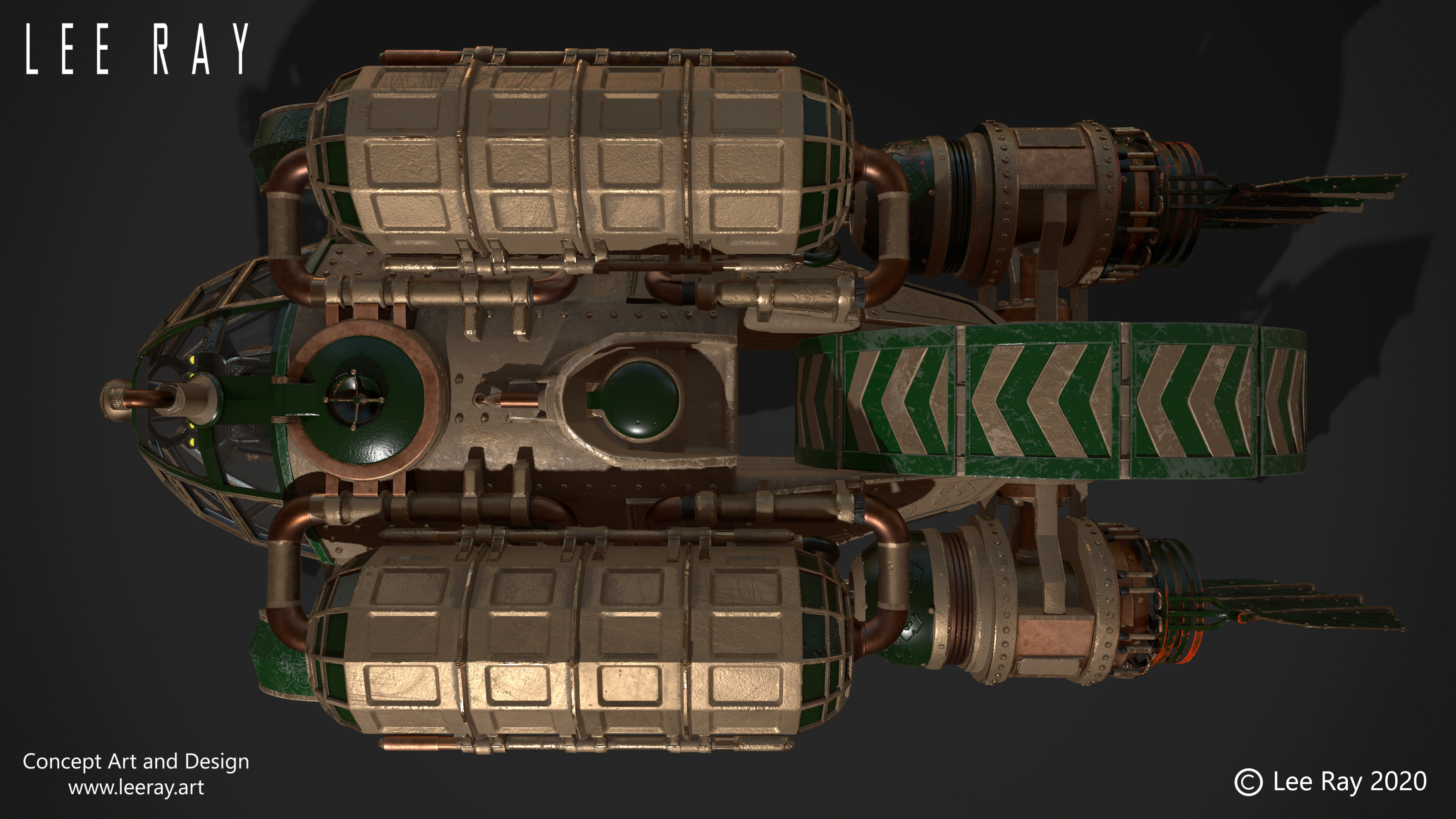 Steampunk Transport - M.L.C.
Finalised Design.