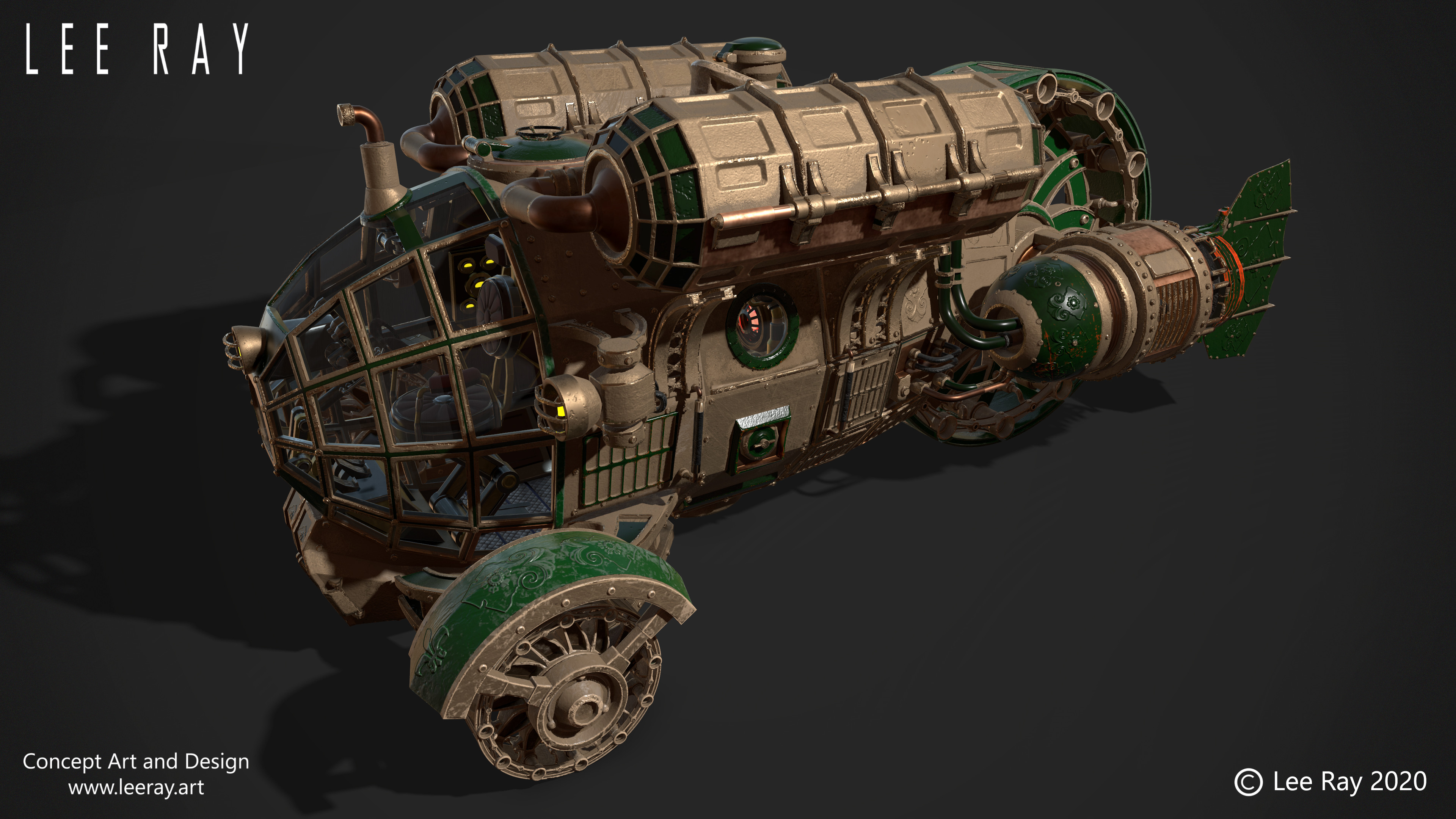 Steampunk Transport - M.L.C.
Finalised Design.