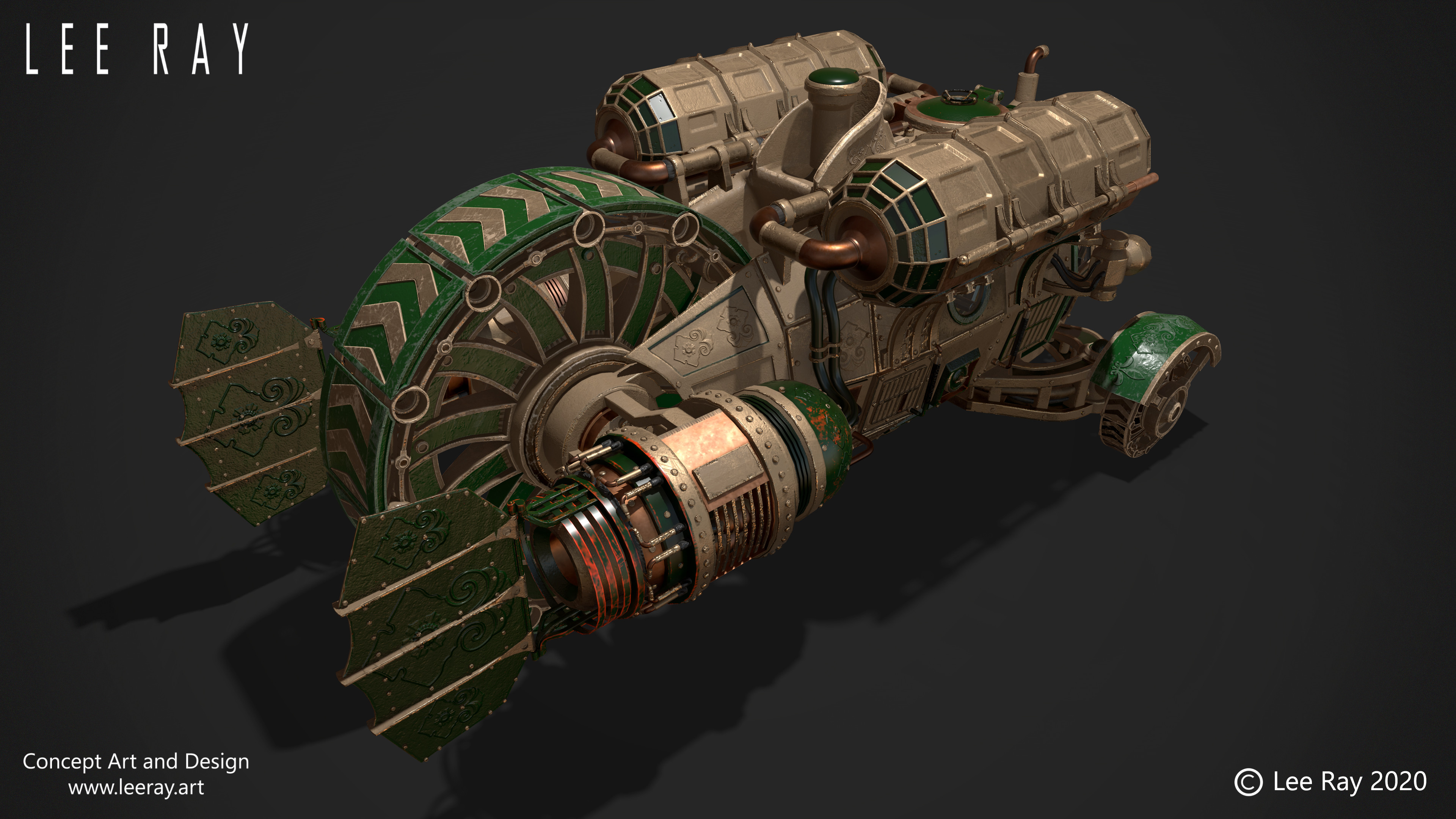 Steampunk Transport - M.L.C.
Finalised Design.
