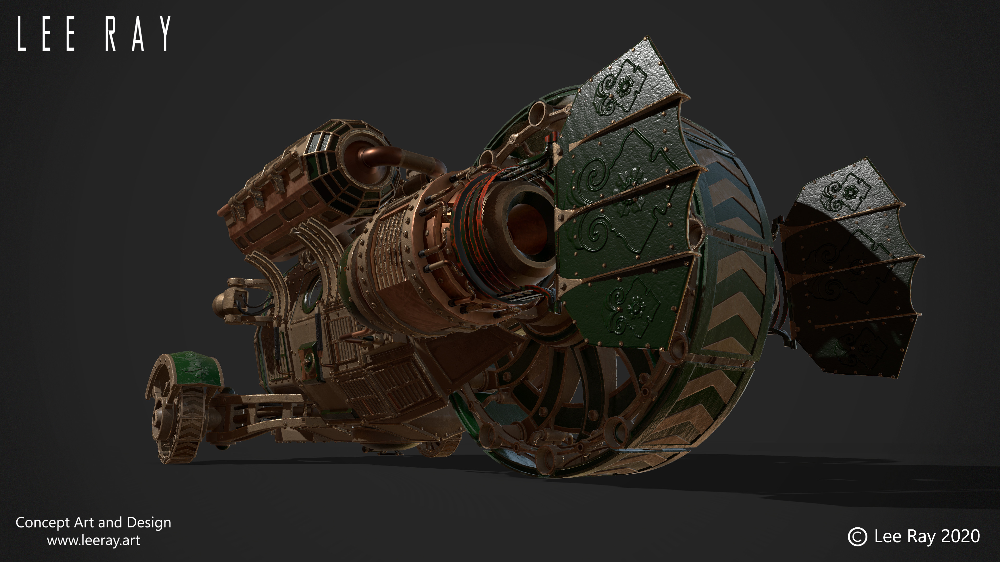 Steampunk Transport - M.L.C.
Finalised Design.