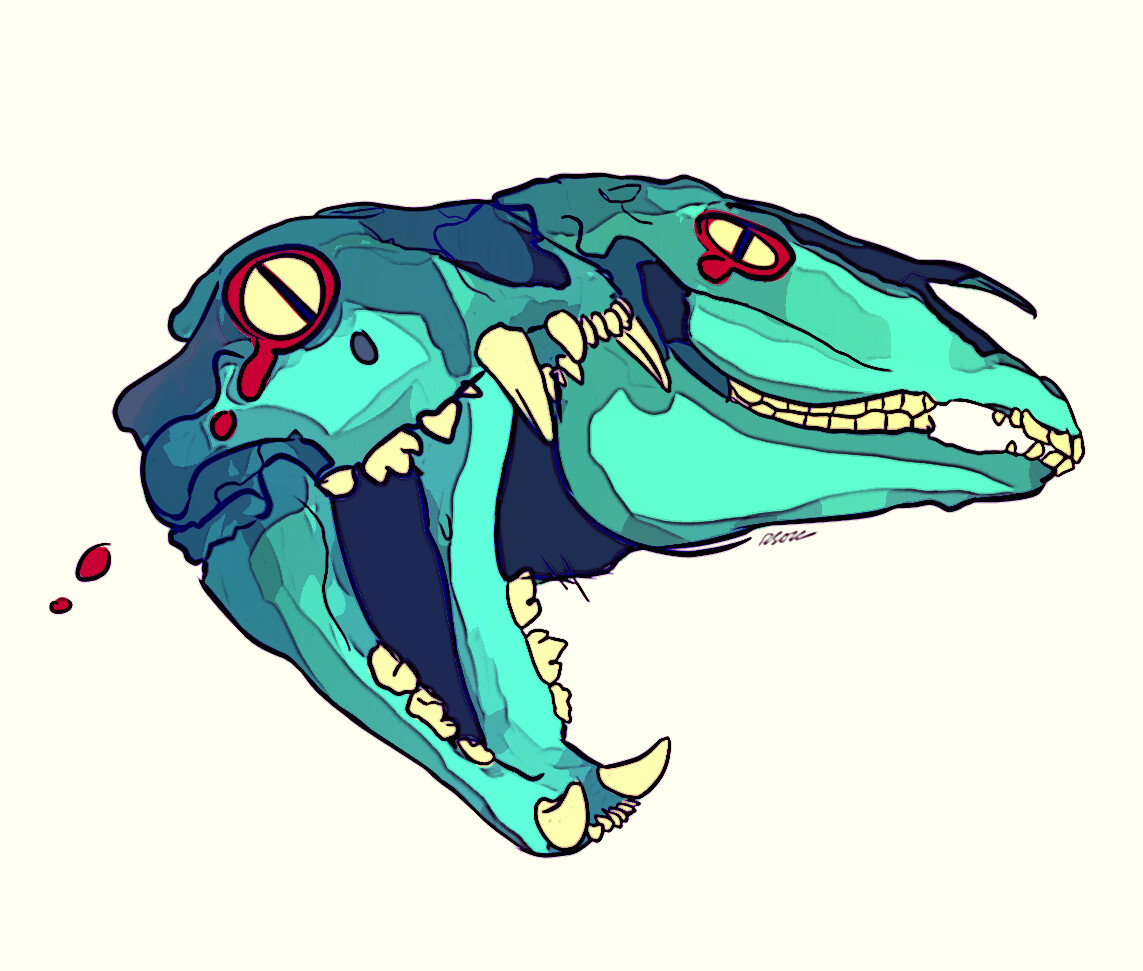 Crying Twin Skulls