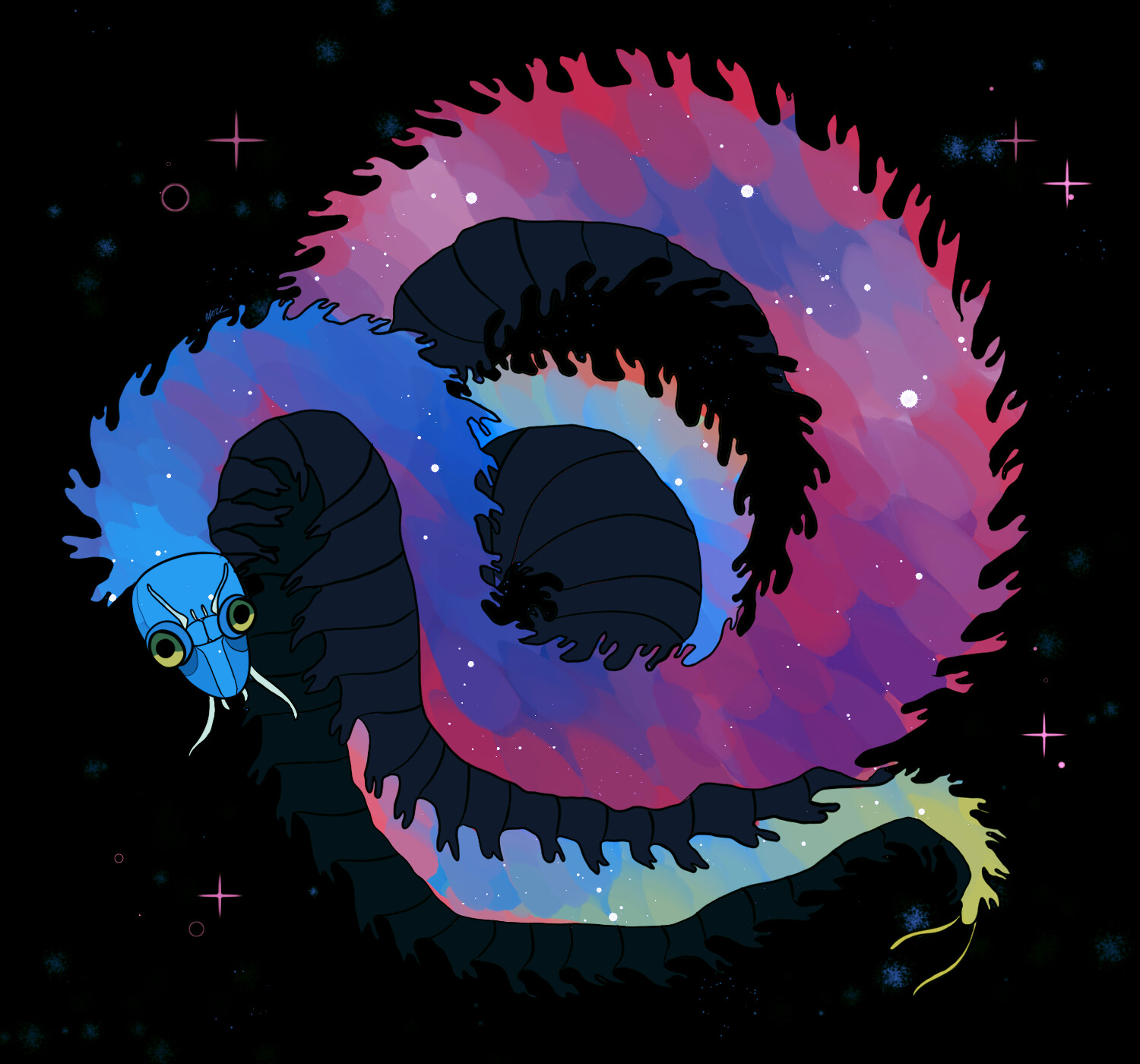 A fun wormy piece!