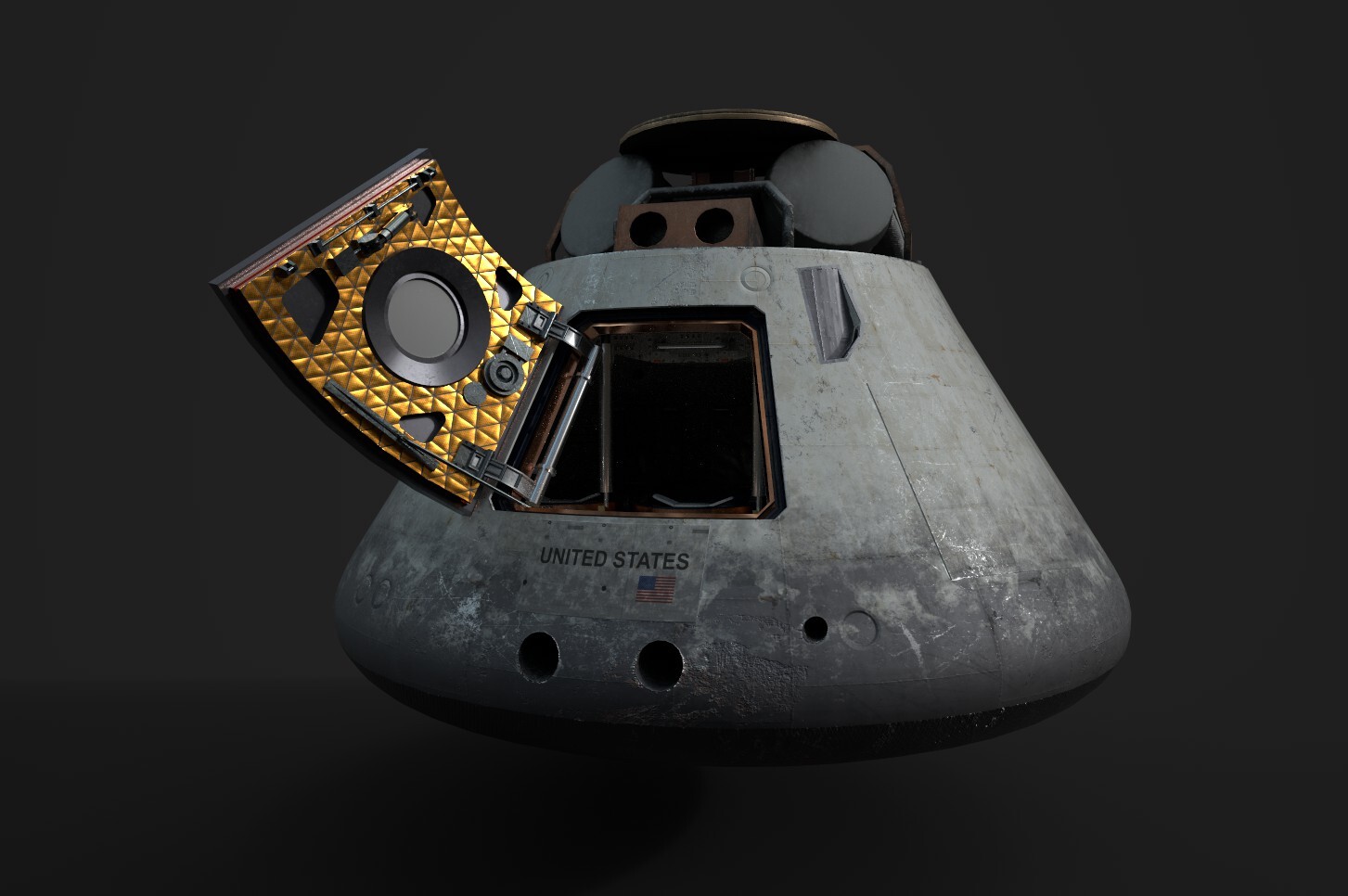 Model of a capsule for an animation I am working on in UE4