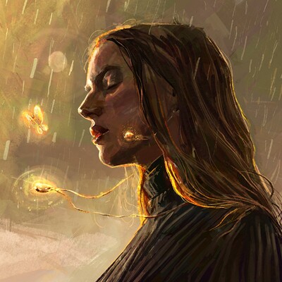 Arya art raining light