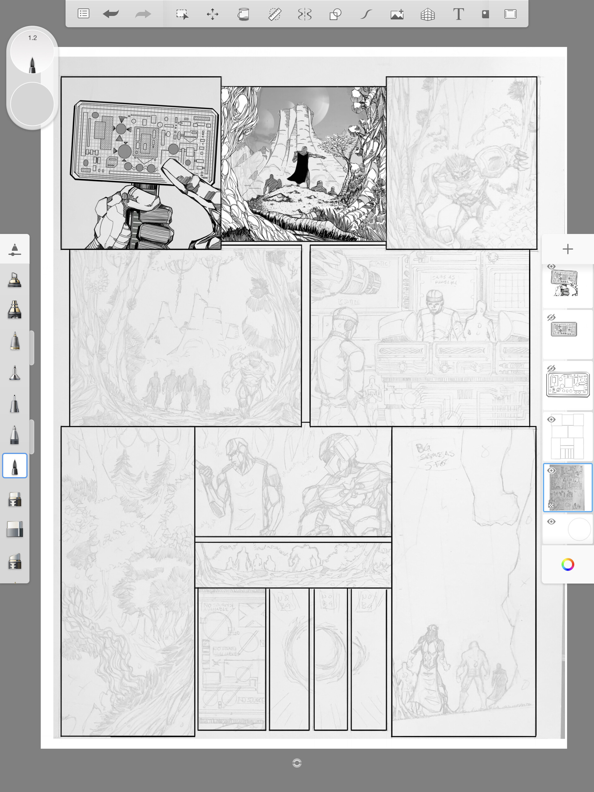 ArtStation - Comicbooks panels