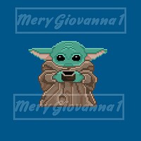 Artstation Baby Yoda Pixel A Maria Diaz