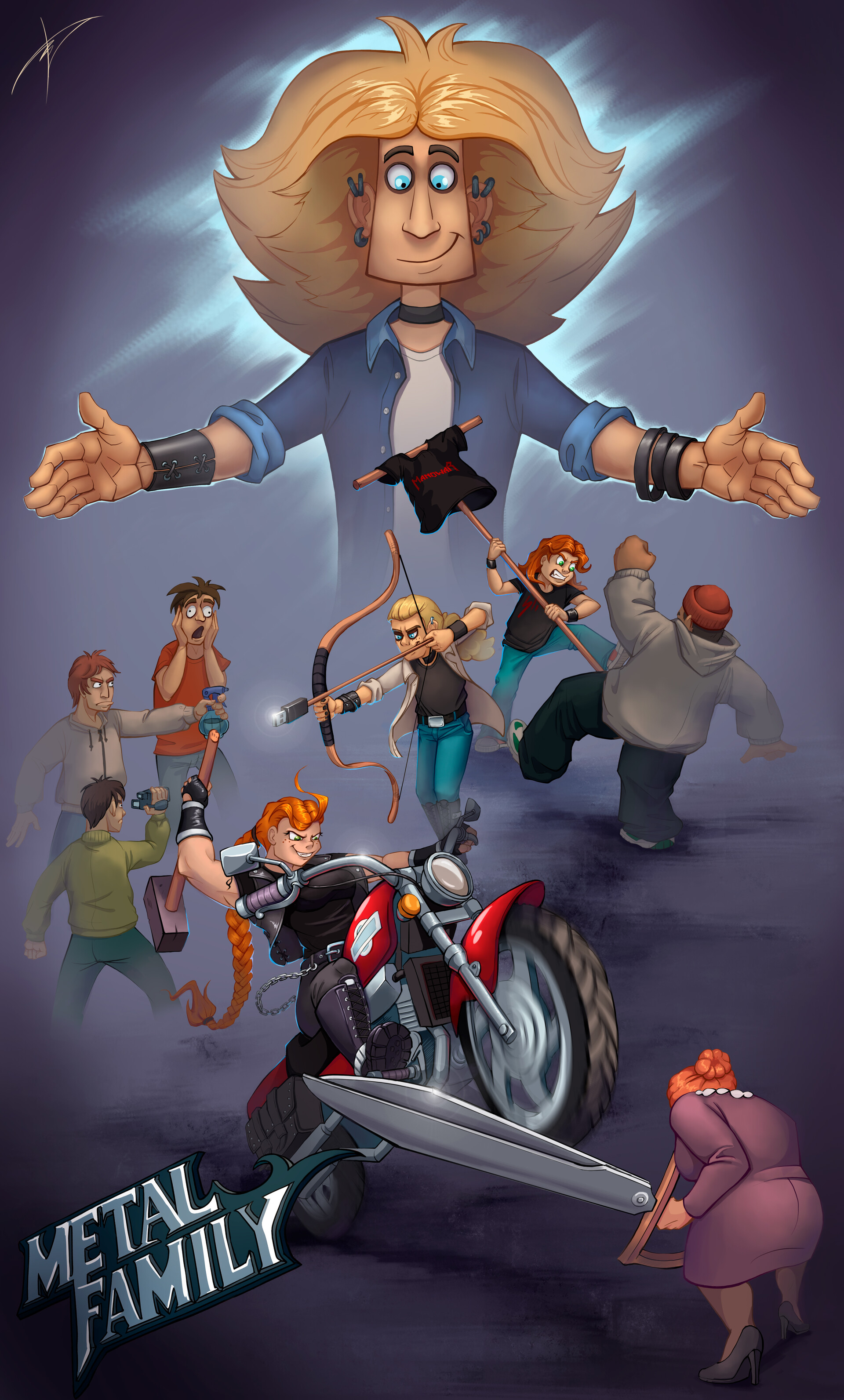 ArtStation - Metal Family fanart