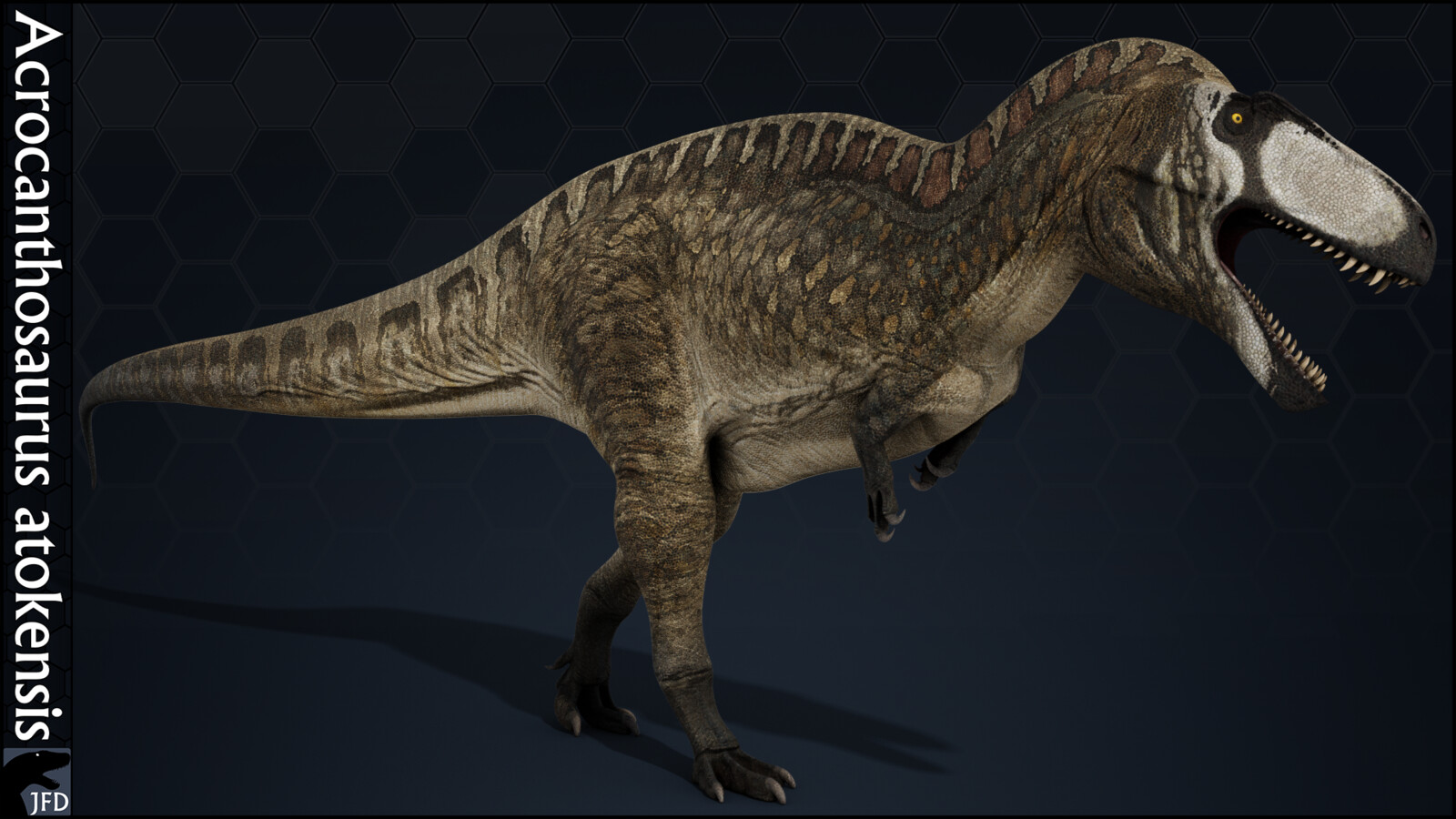 Acrocanthosaurus atokensis main female render.