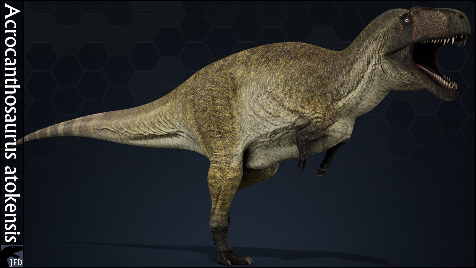 Acrocanthosaurus atokensis alt female render.