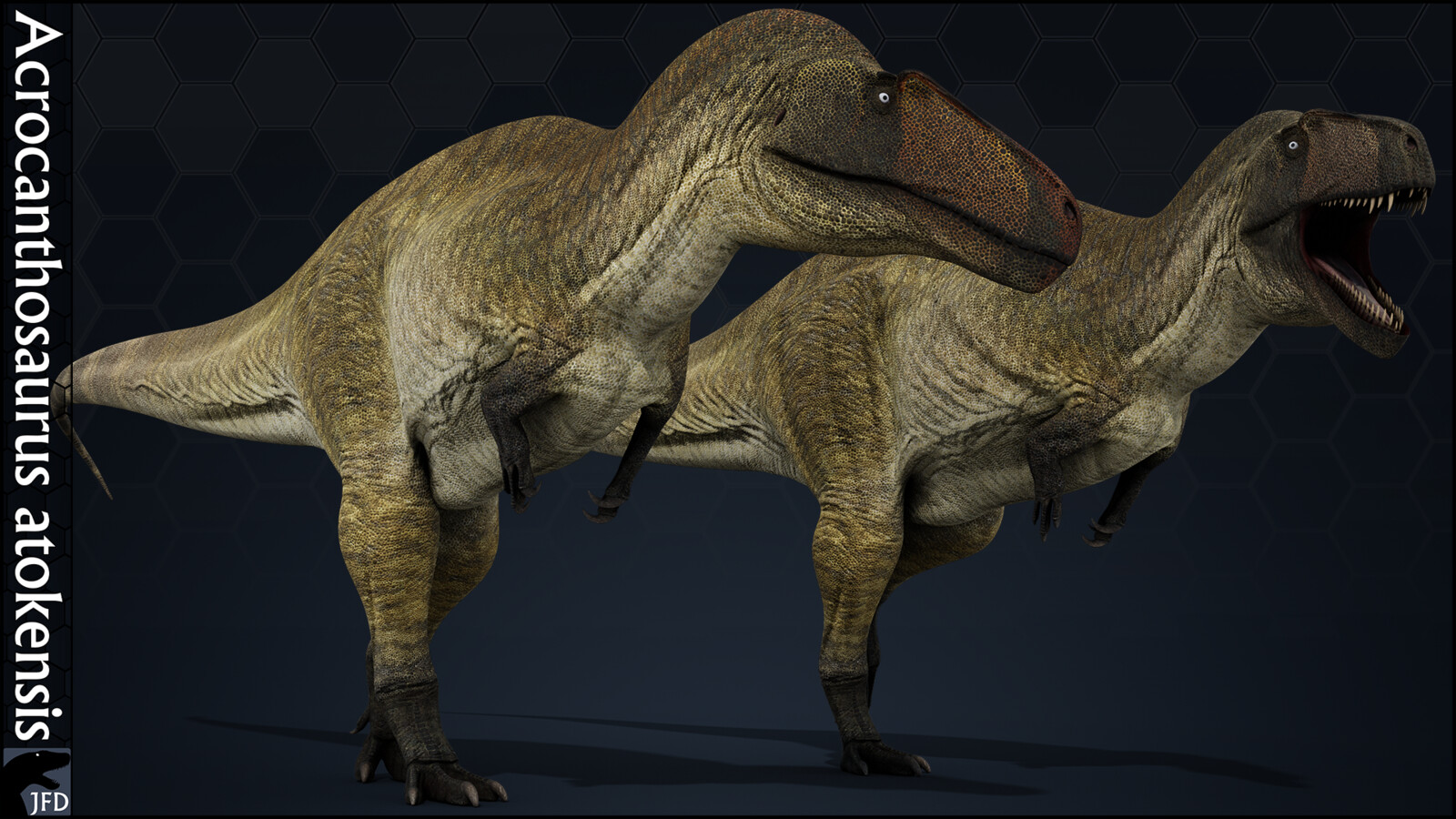 Acrocanthosaurus atokensis alt textures.