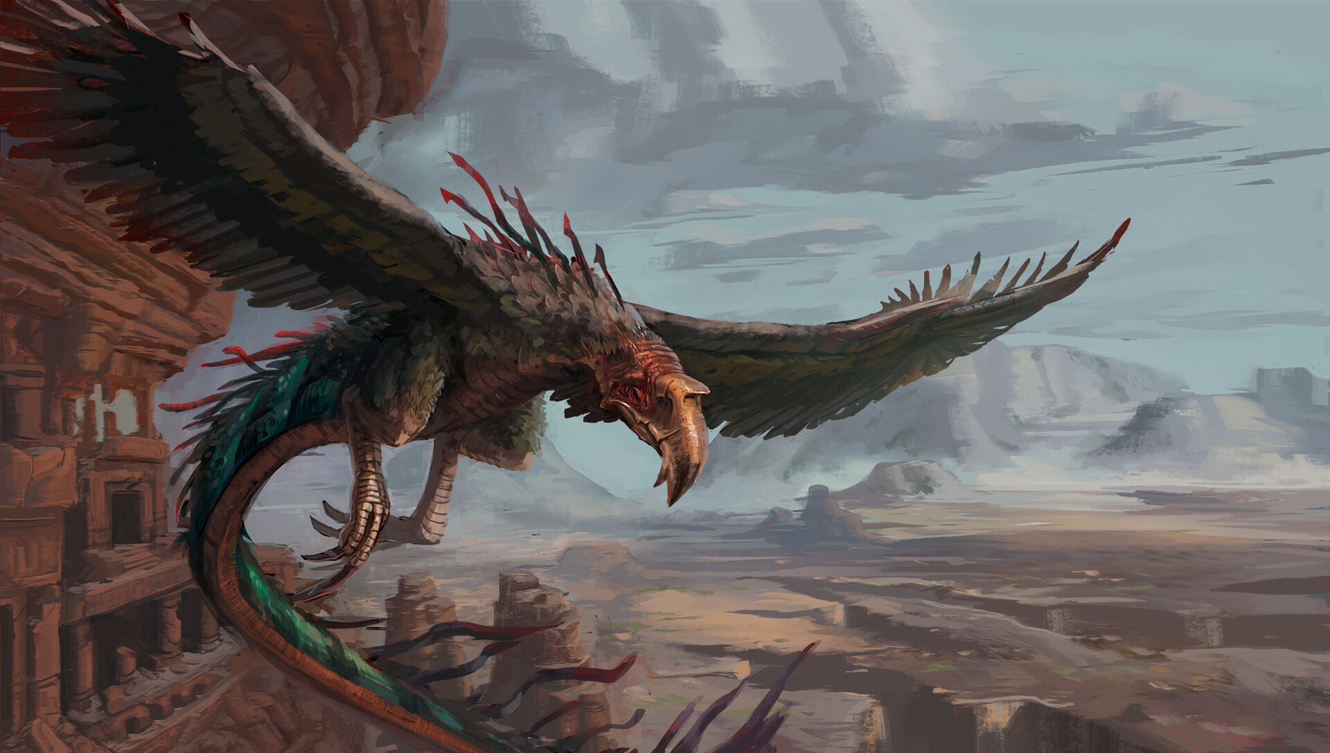 ArtStation - Avian Guardian of Arnak