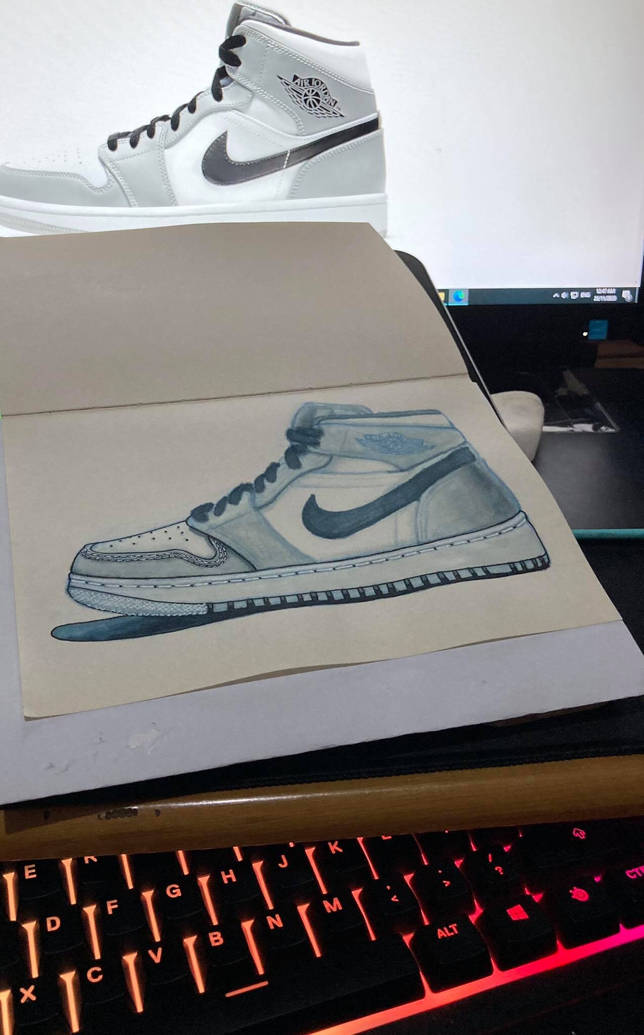jordan 1 mid light ash