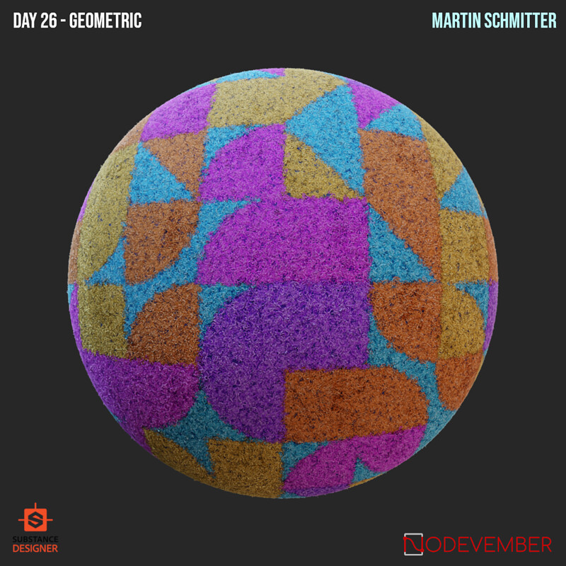 Nodevember 2020 - Day 26 - Geometric (Carpet with geometric patterns)