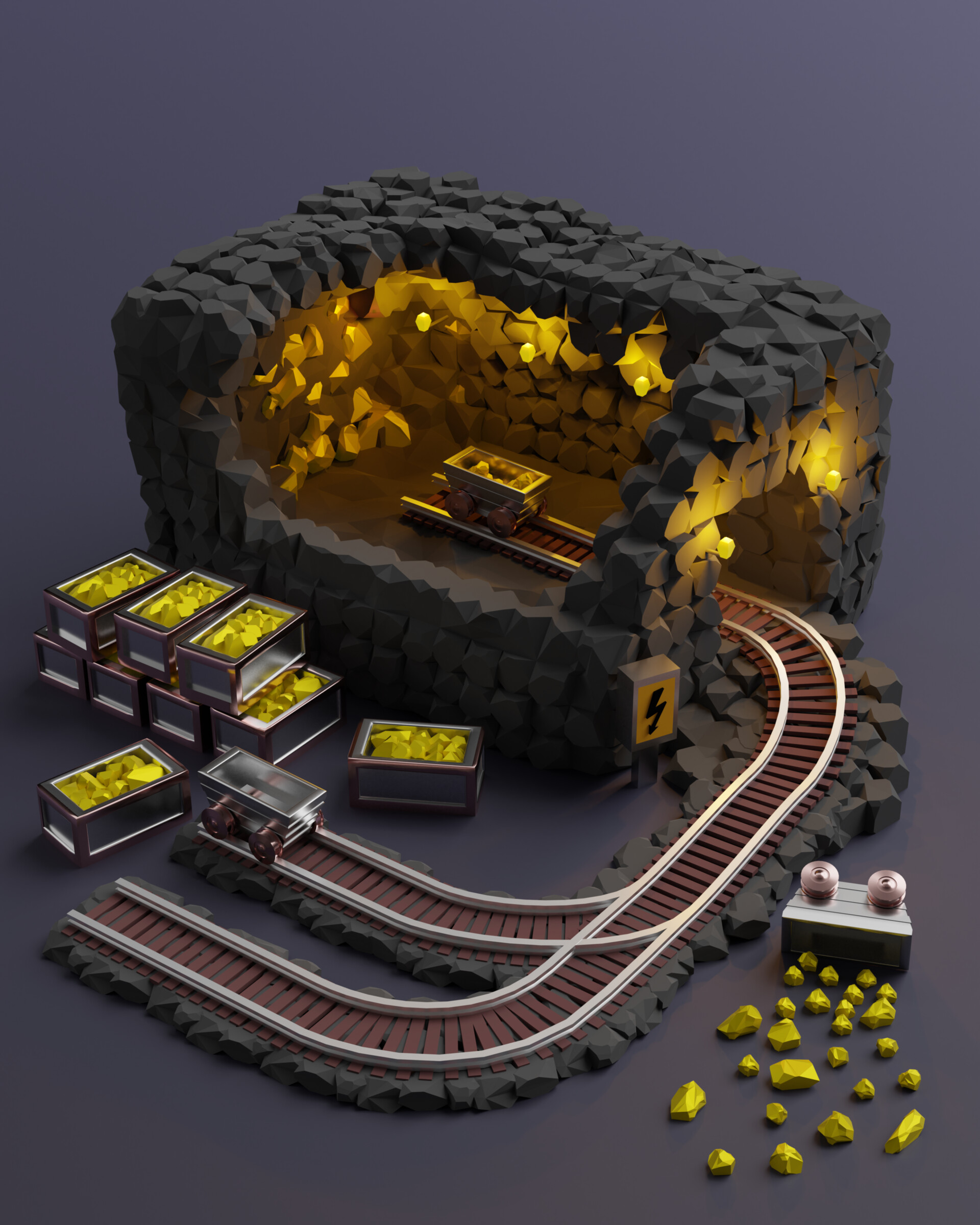 ArtStation - Gold Mine