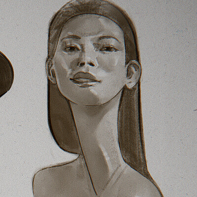 Andres gomez 94 sketch 01 female face