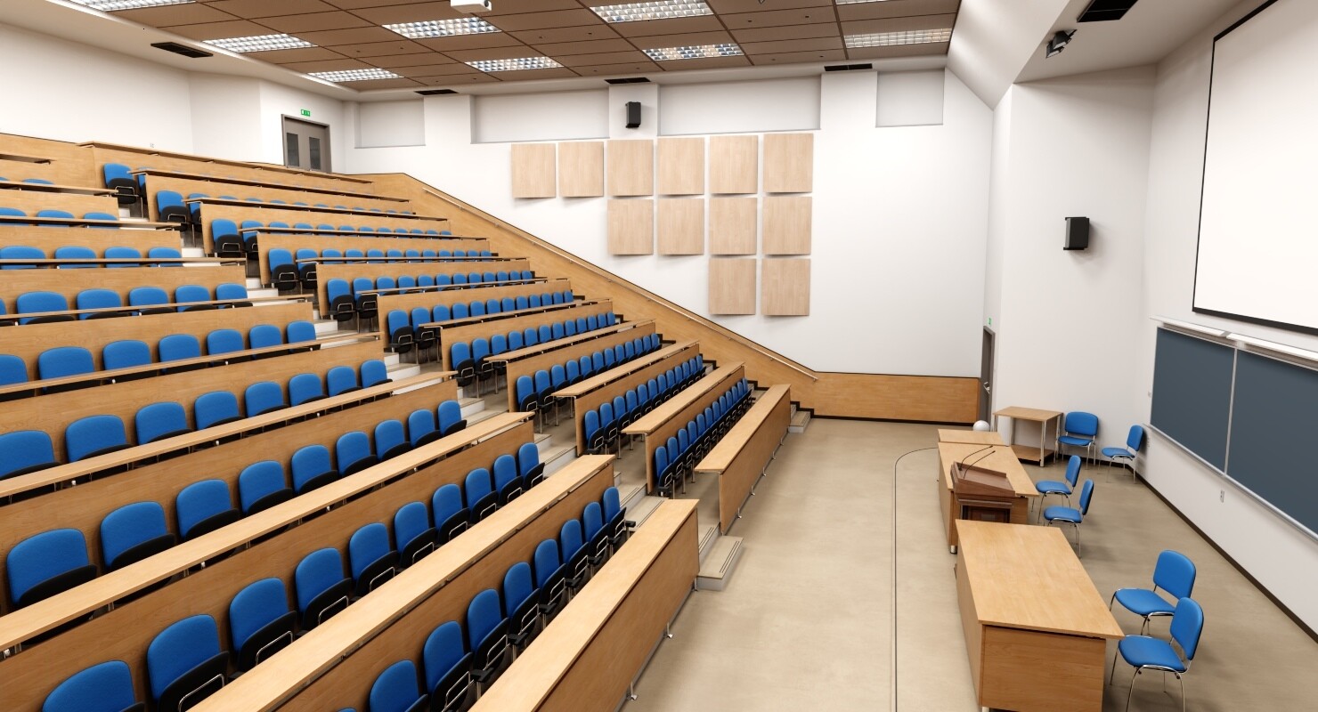 Lecture hall. Лекционный зал. Лекционная аудитория. Поточная аудитория. Аудитория в университете.